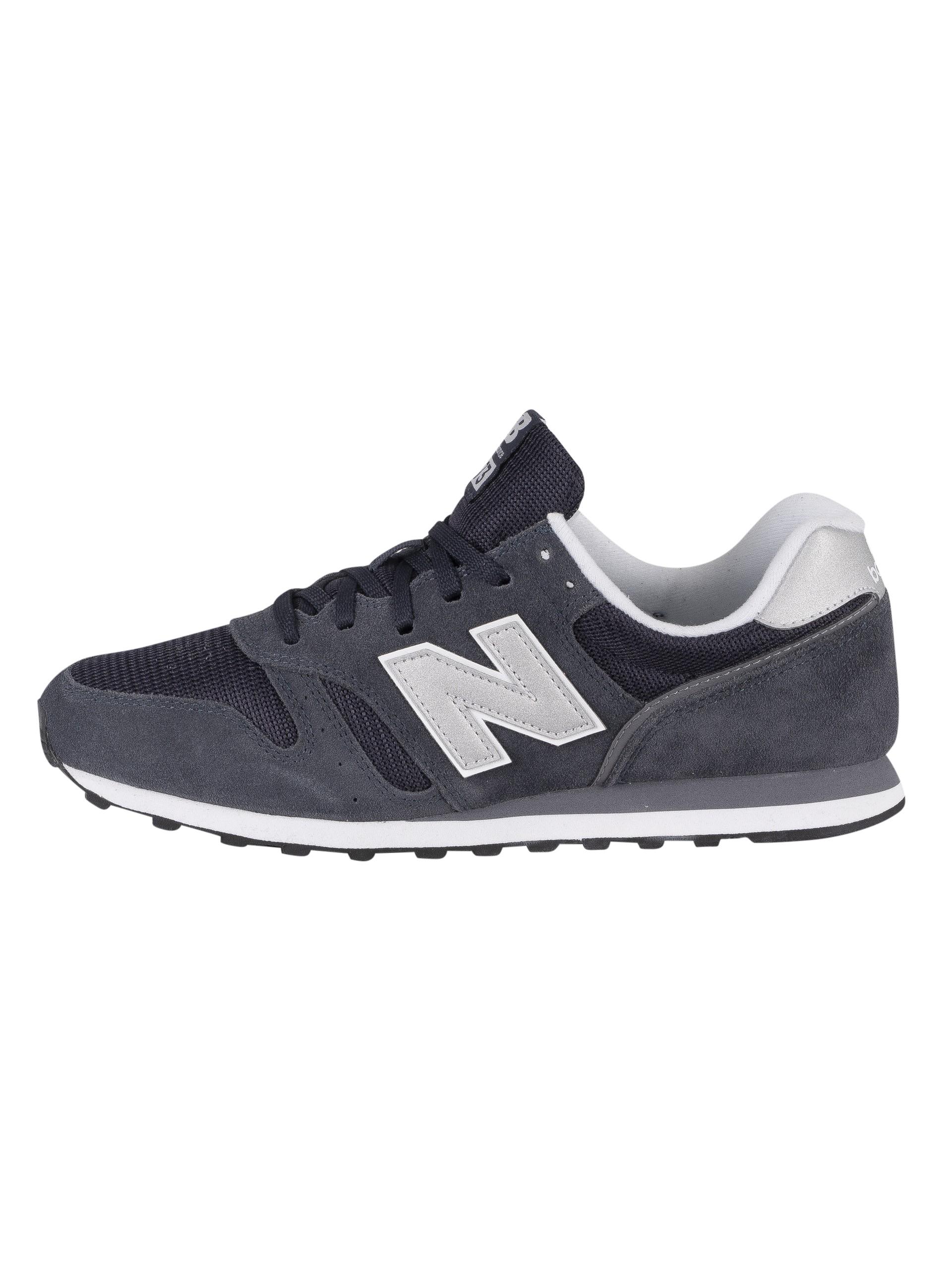 New Balance 373 Suede Trainers in Blue for Men | Lyst