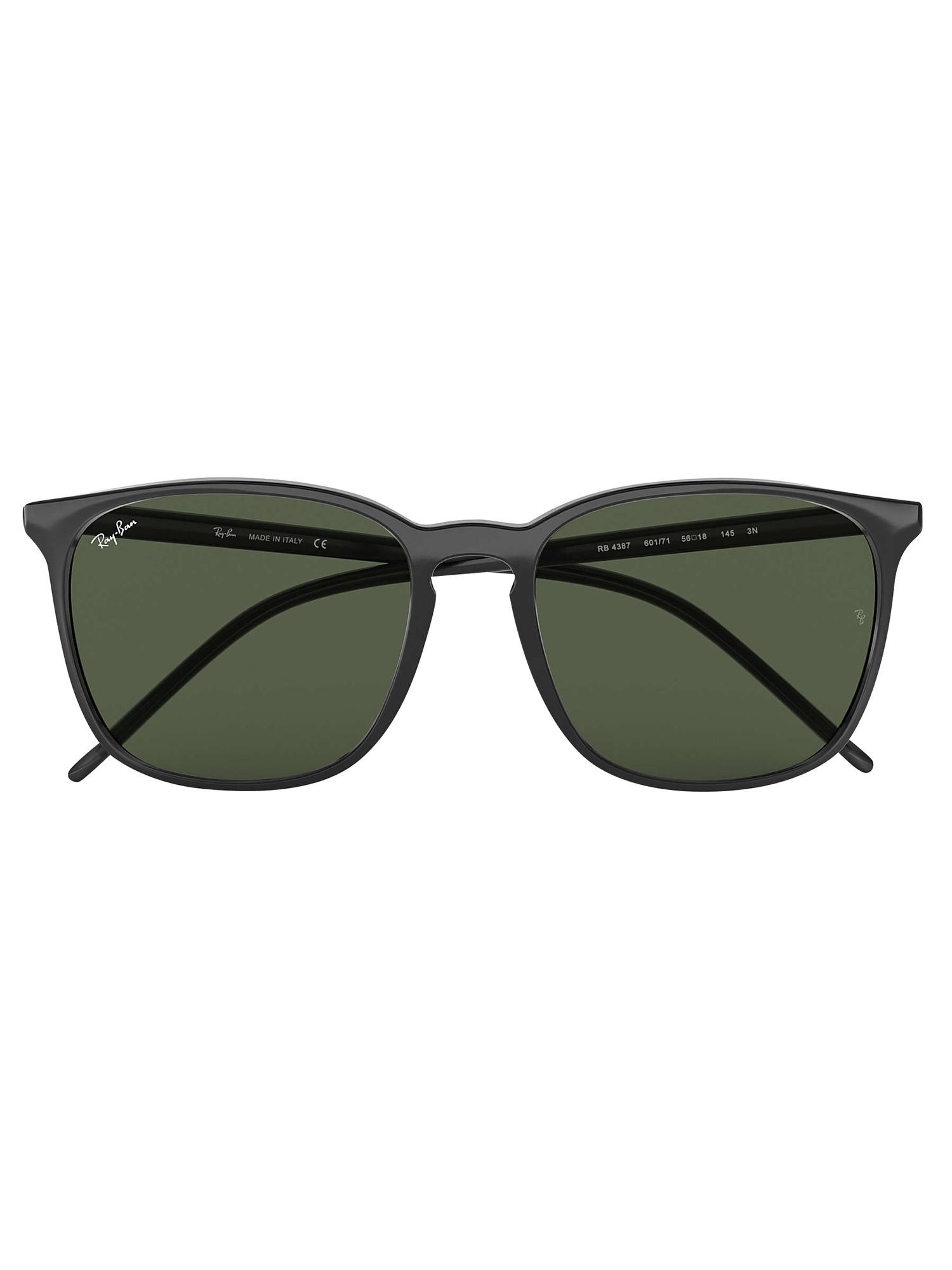 Ray-Ban Rb4387 Square Sunglasses in Black for Men | Lyst