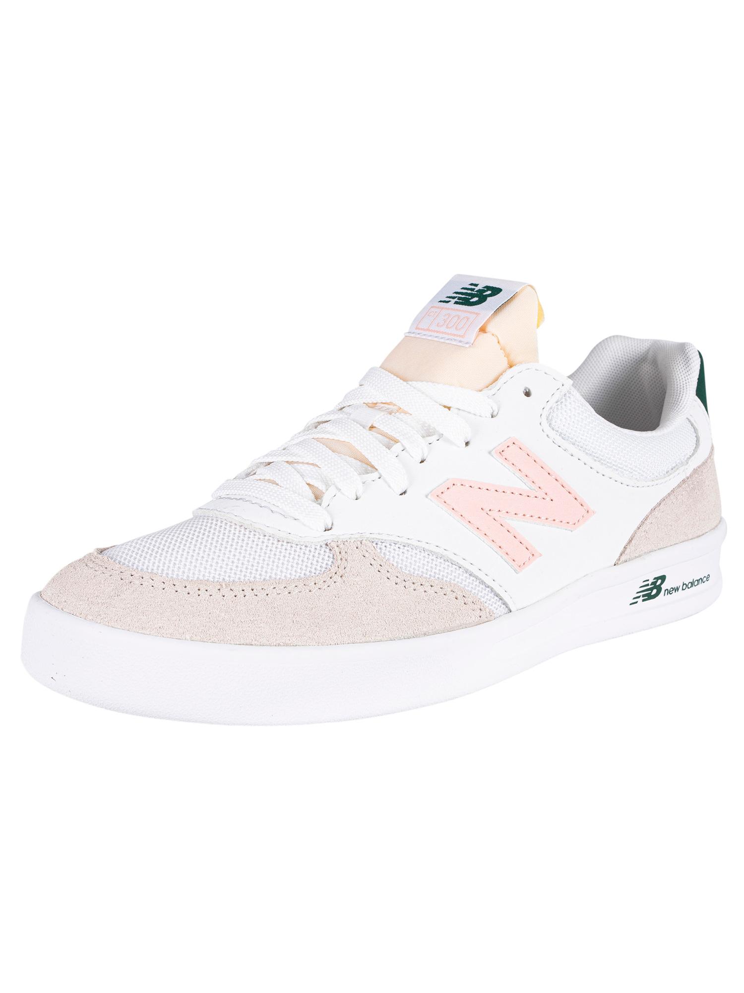 sentar Deshacer Rana New Balance Ct300 Leather Suede Trainers in White for Men | Lyst