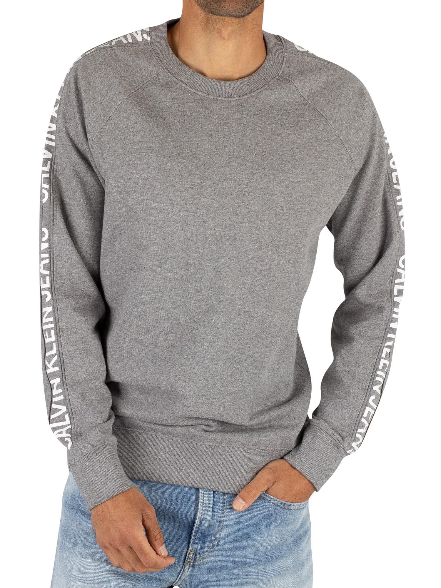 calvin klein side stripe sweatshirt
