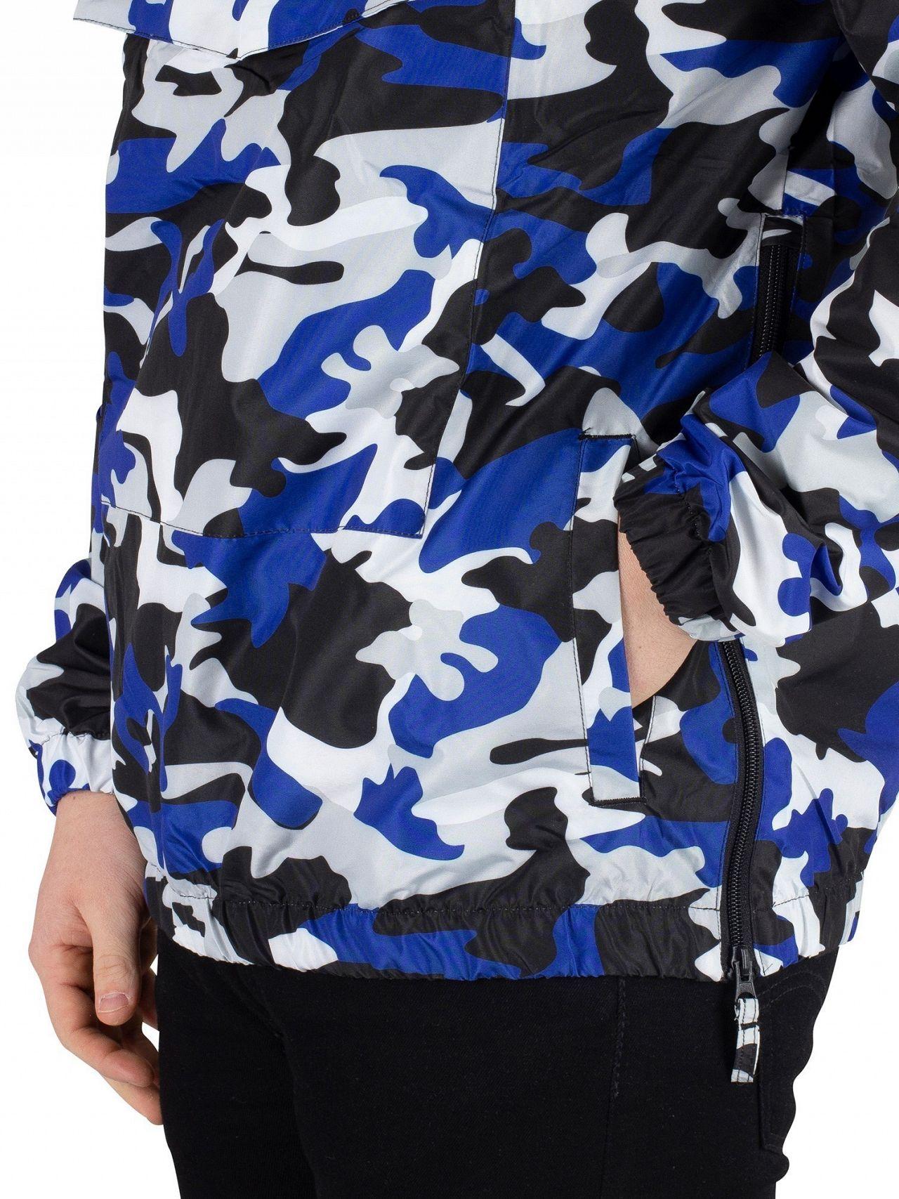 Ellesse Camo Mont 2 Overhead Jacket in Blue for Men | Lyst UK
