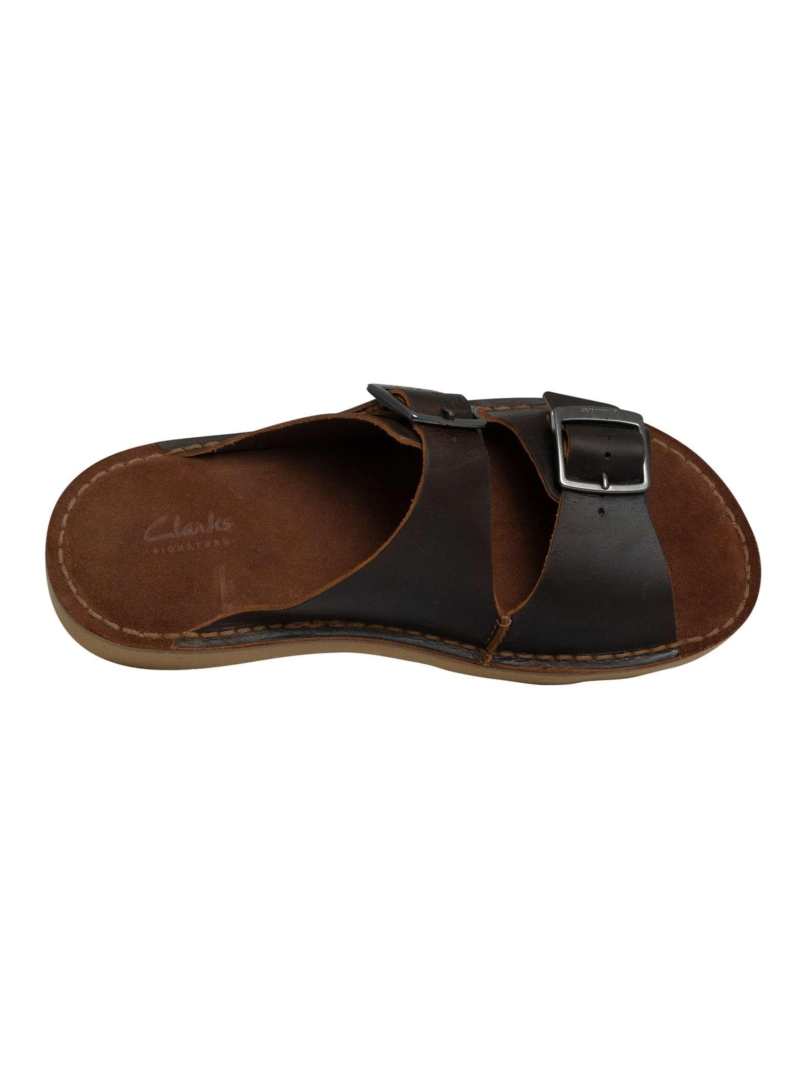 Clarks Solsbury Strap Sandals in Brown for Men | Lyst