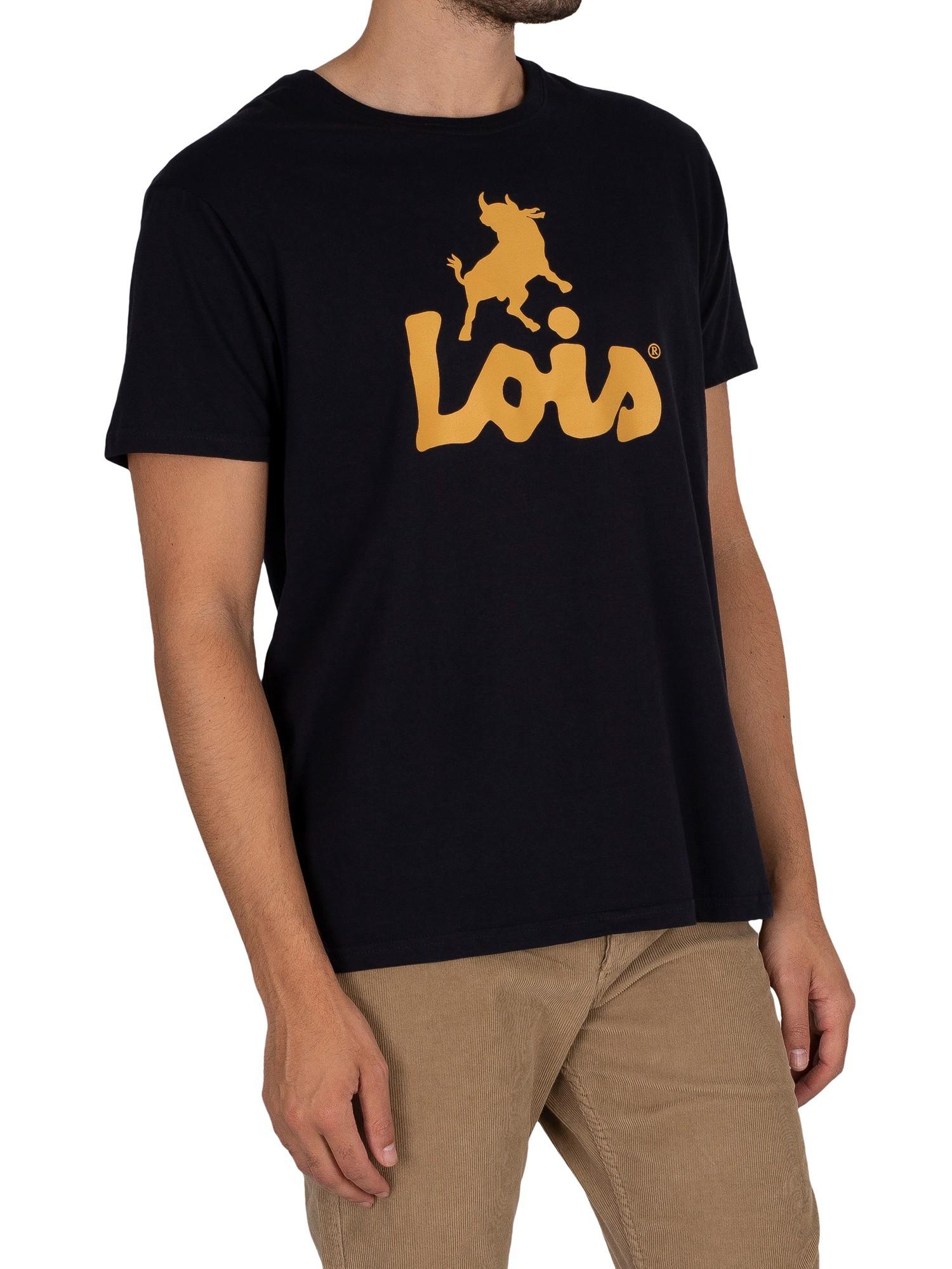 Lois Jeans Logo Classic T-shirt in Black for Men | Lyst