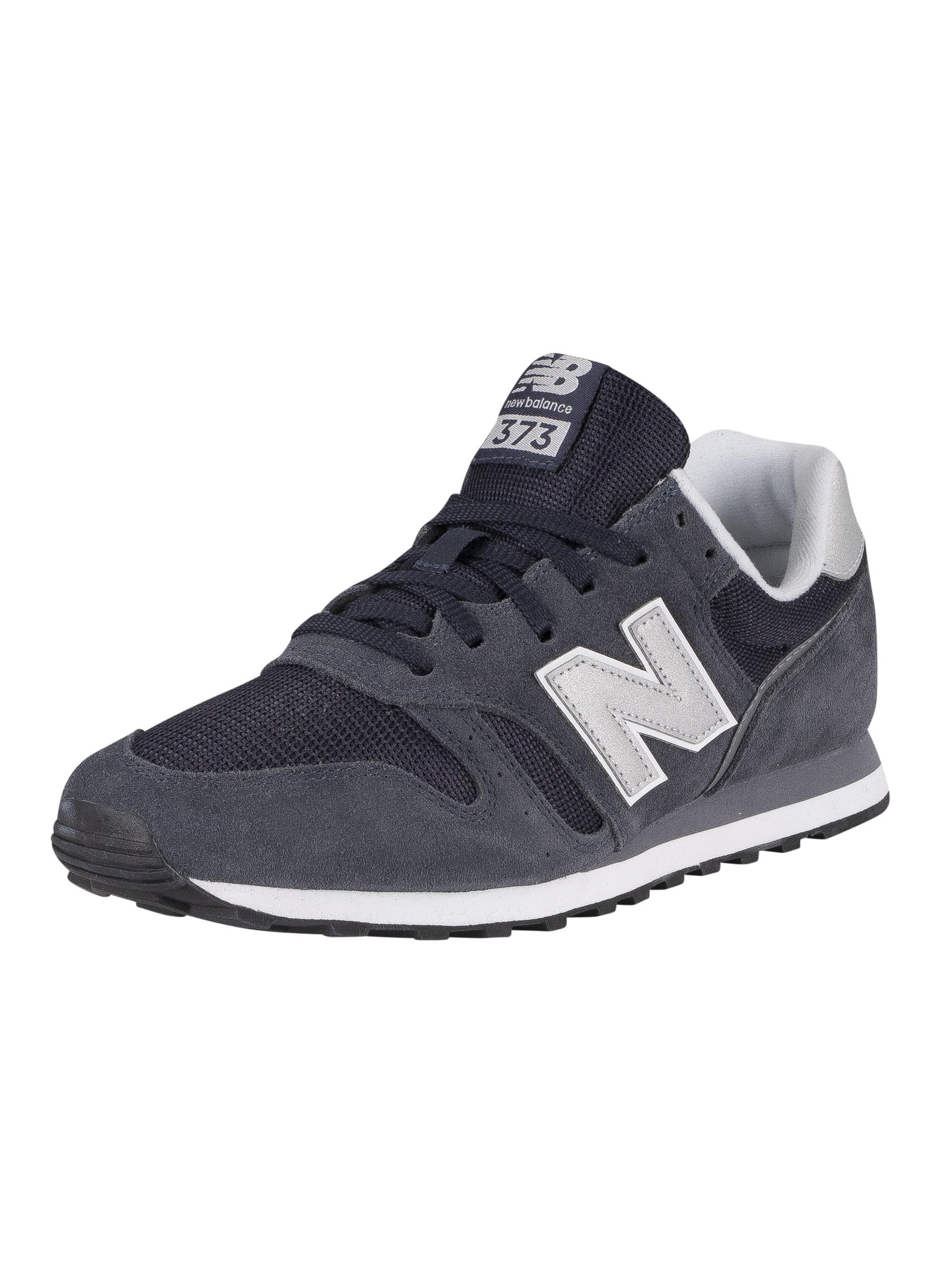 New Balance 373 Suede Trainers in Blue for Men | Lyst