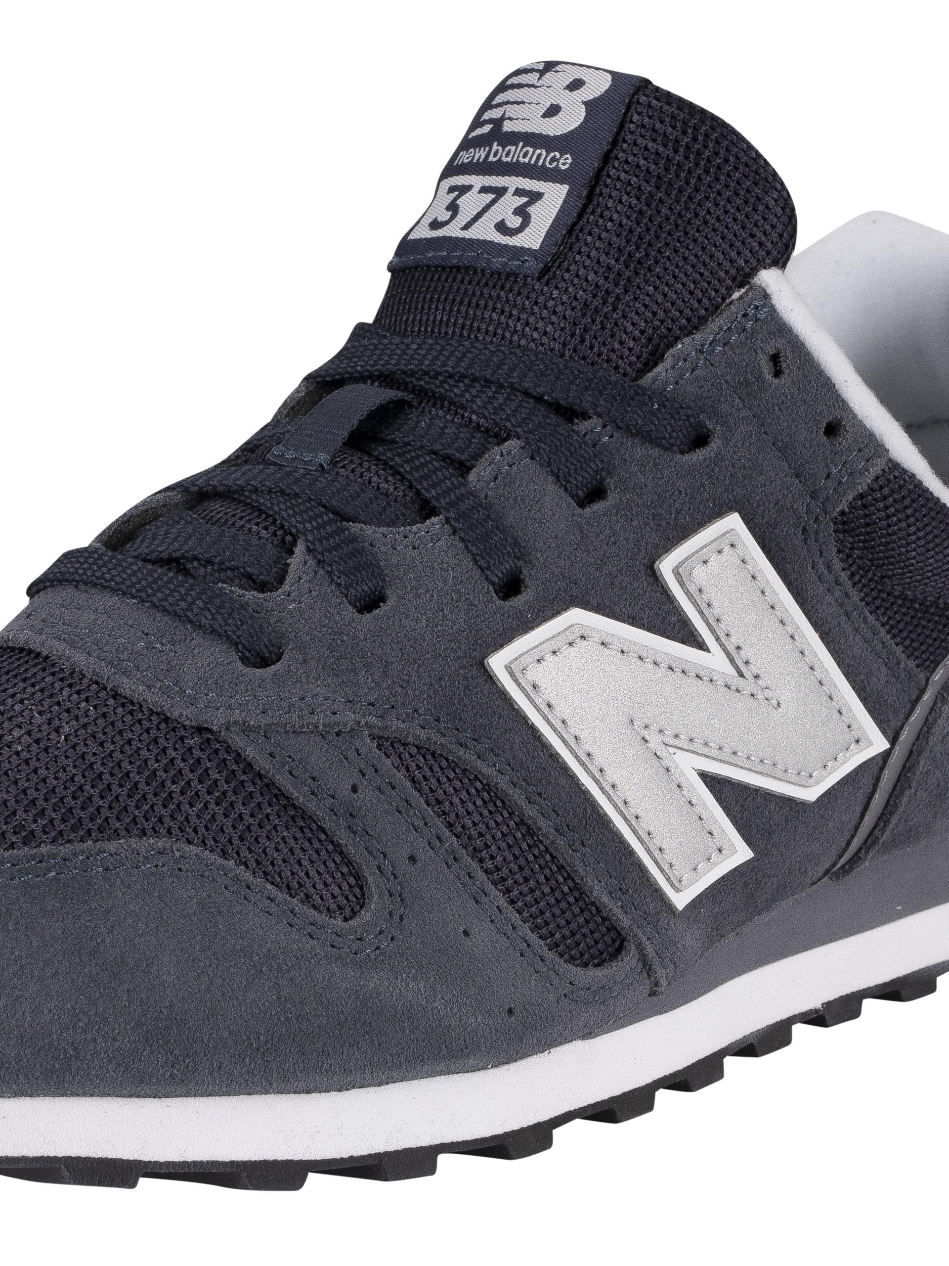 New Balance 373 Suede Trainers in Blue for Men | Lyst