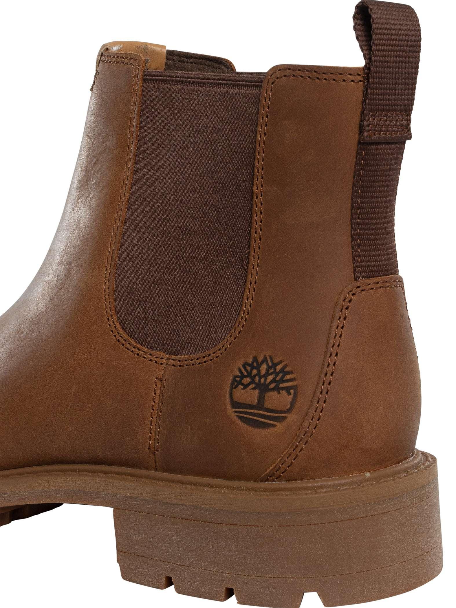 Timberland Elmhurst Leather Chelsea Boots in Brown for Men Lyst UK