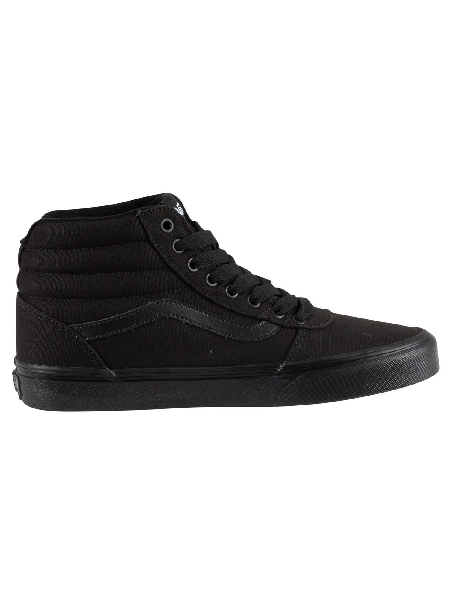 Vans Ward Hi Athletic Shoe in Black for Men | Lyst