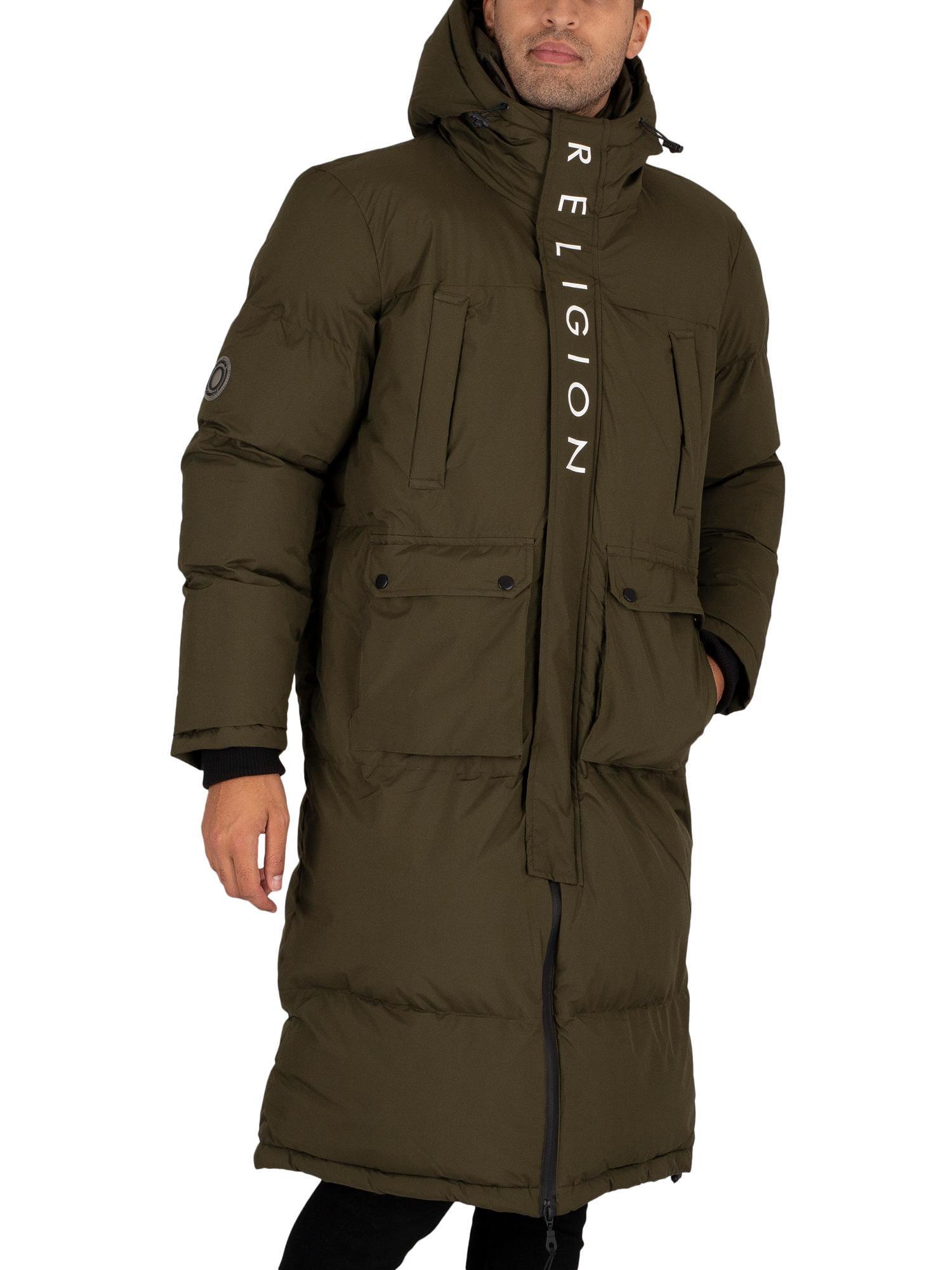 discovery long padding jacket
