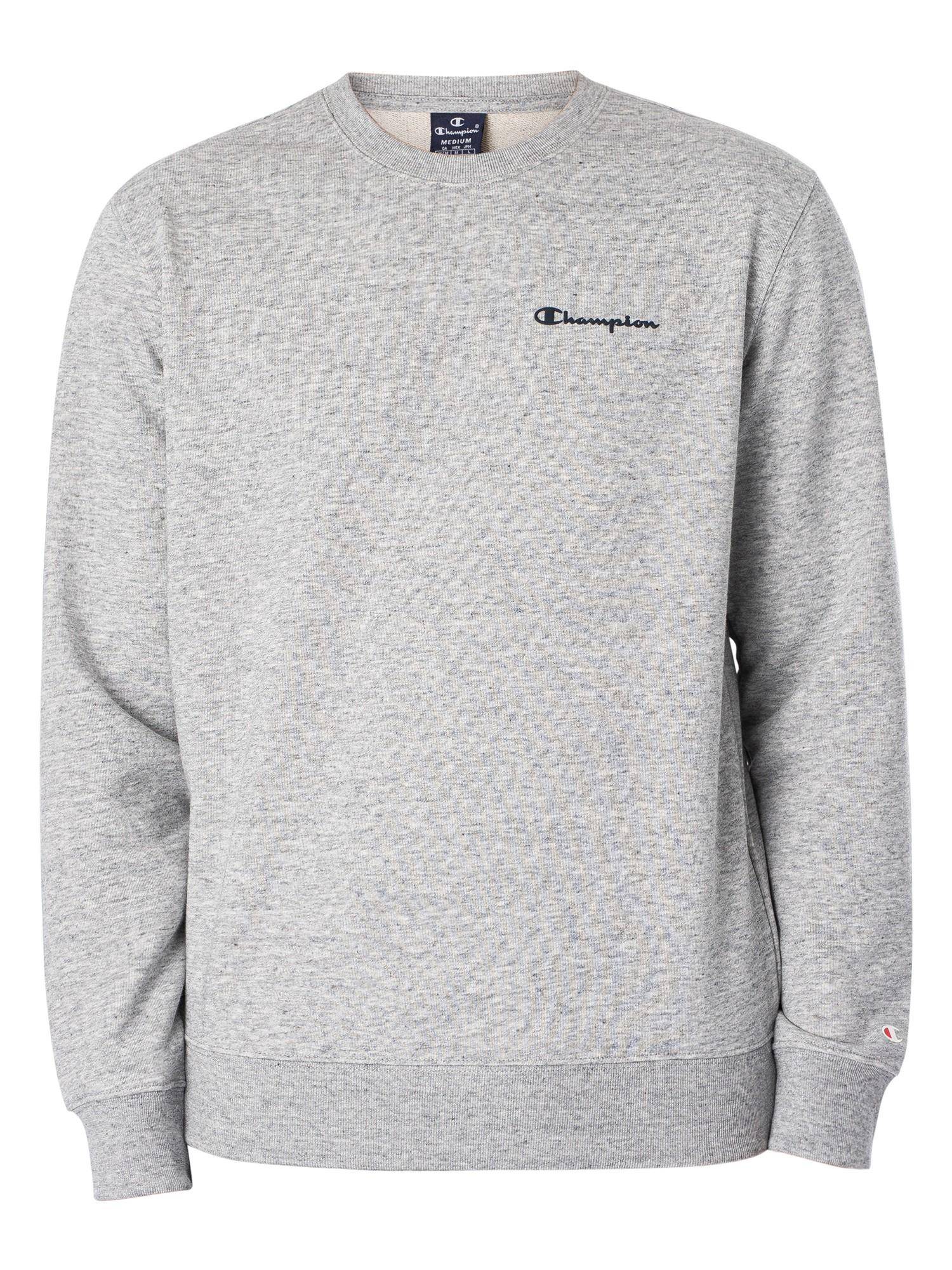 buste Acquiesce lække Champion Comfort Chest Logo Sweatshirt in Grey for Men | Lyst UK
