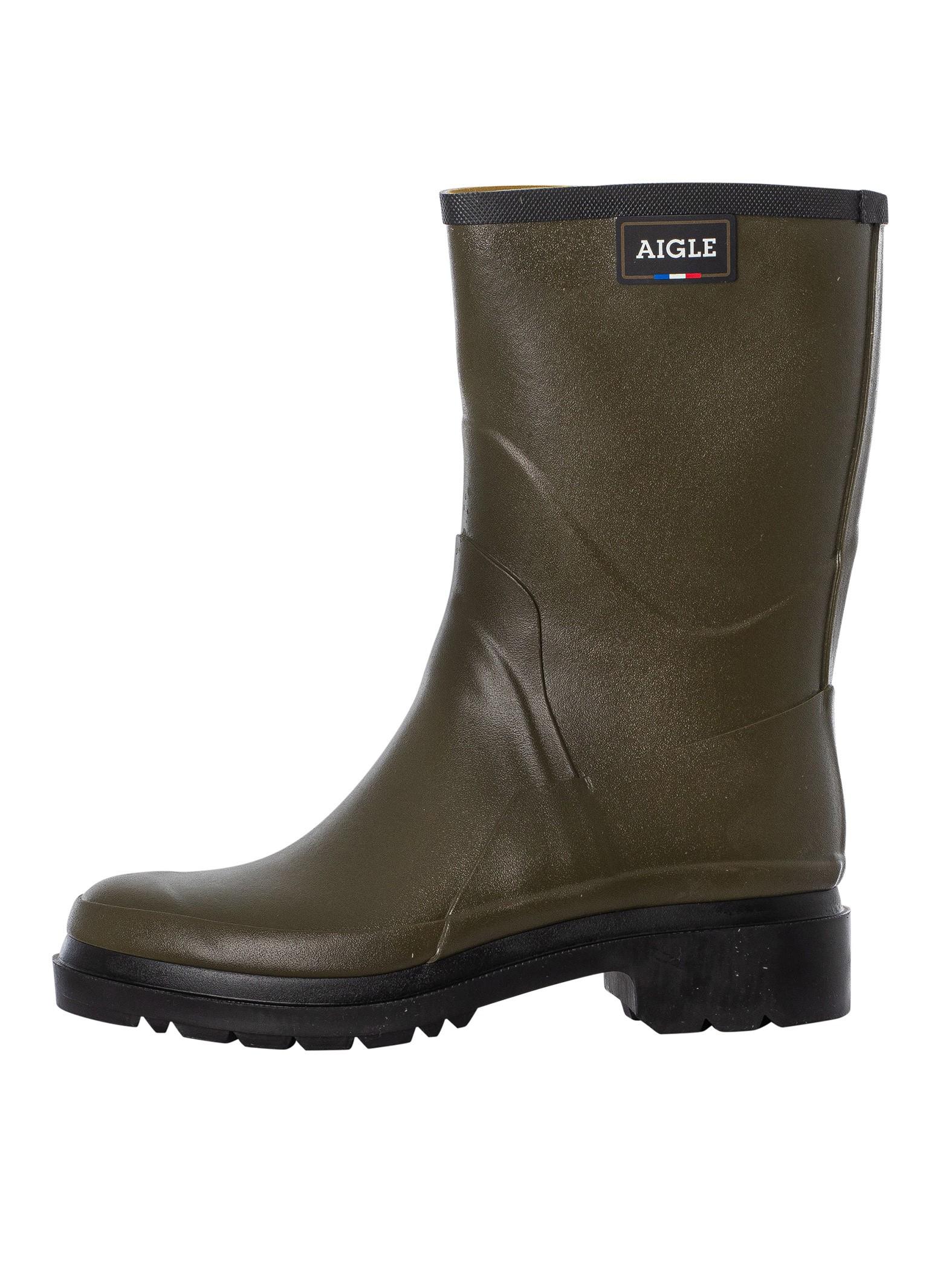 Aigle Bison 2 Ankle Wellington Boots in Green for | Lyst