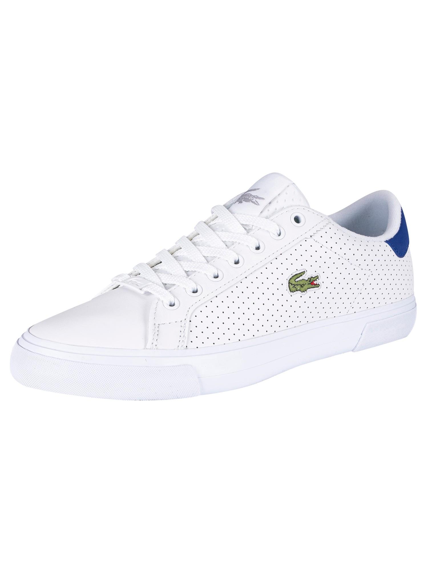 Lacoste Lerond Plus 0722 3 Cma Leather Trainers in White for Men | Lyst