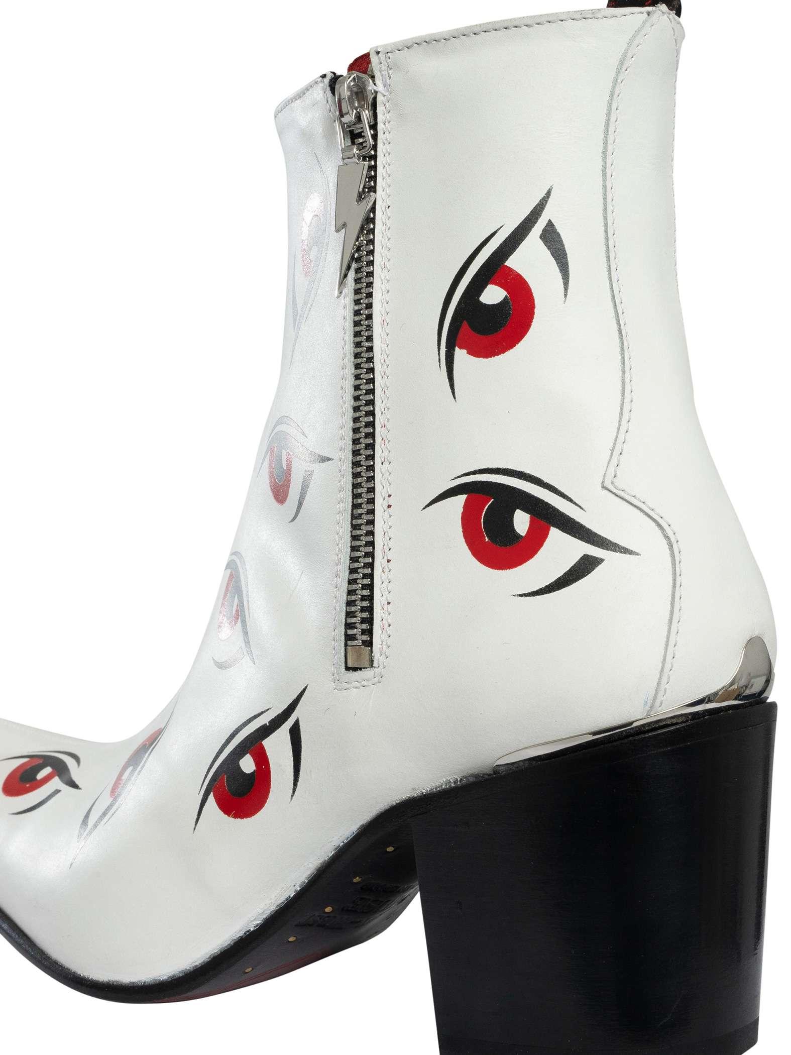 Jeffery West Eye Leather Chelsea Boots in White for Men Lyst UK