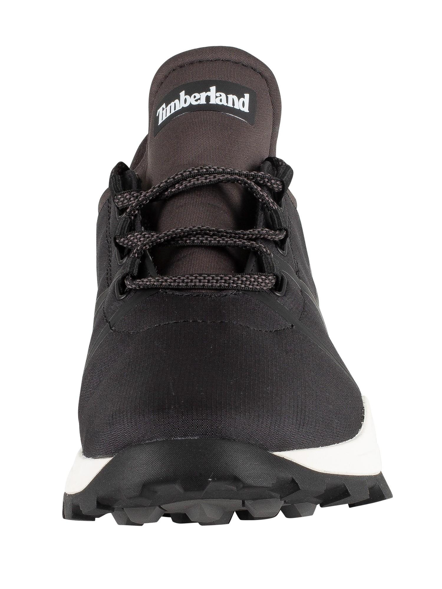 Timberland Suede Brooklyn Oxford Trainers in Black for Men - Lyst