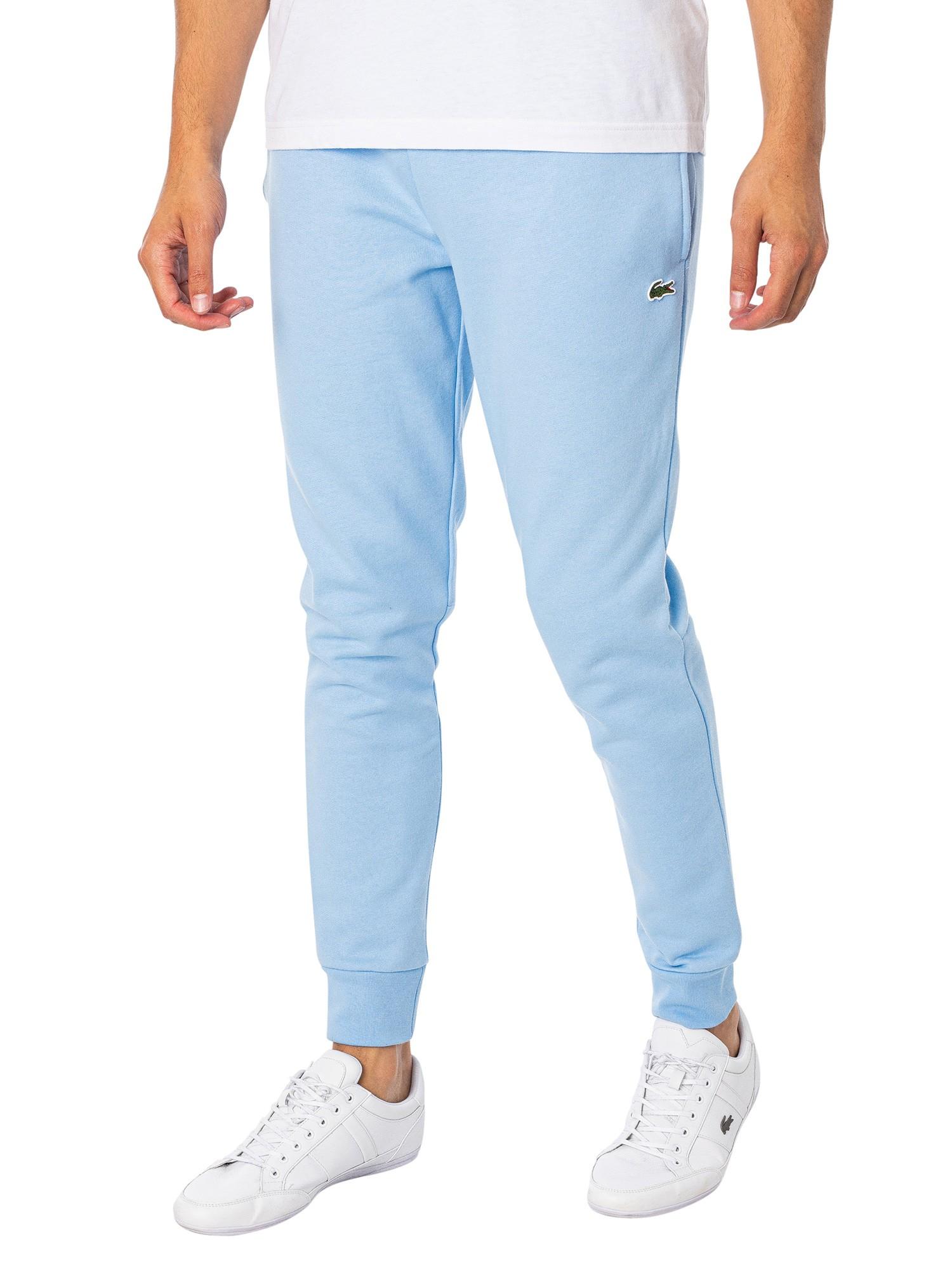 Lacoste Slim Embroidered Logo Joggers in Blue for Men | Lyst