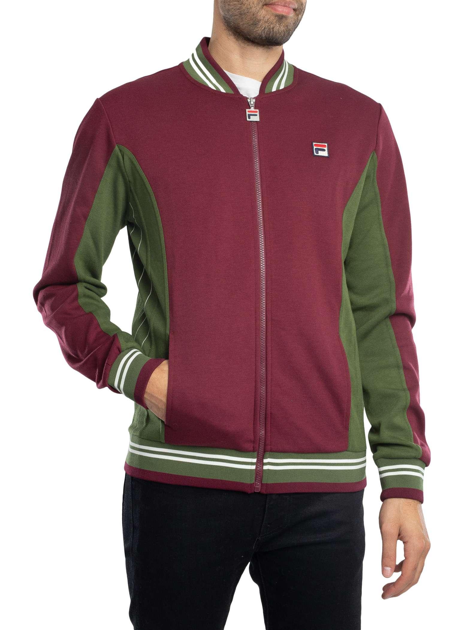 Fila Settanta Baseball Track Jacket in Red for Men Lyst UK