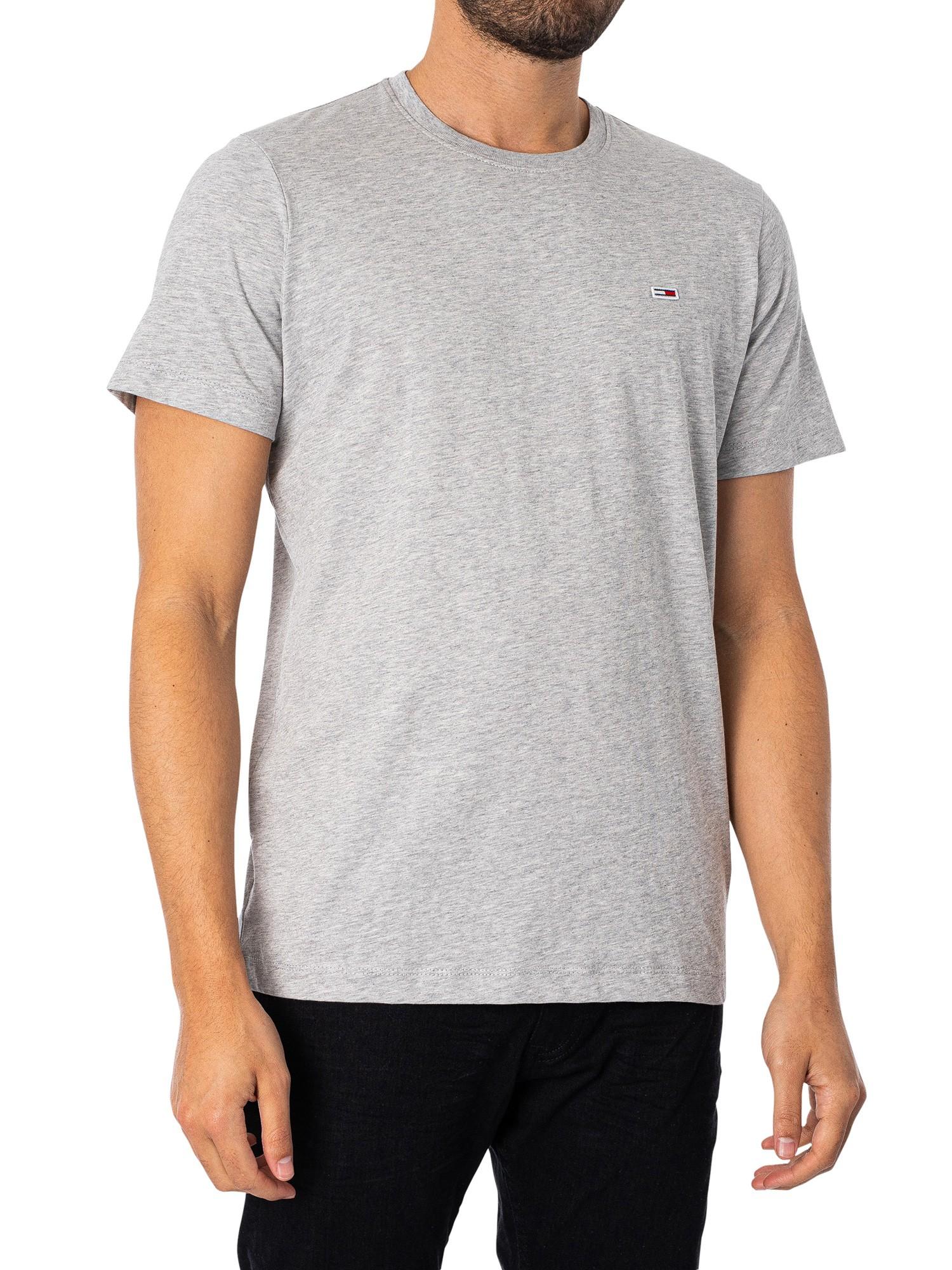 Tommy Hilfiger Classic Jersey T-shirt in Gray for Men | Lyst