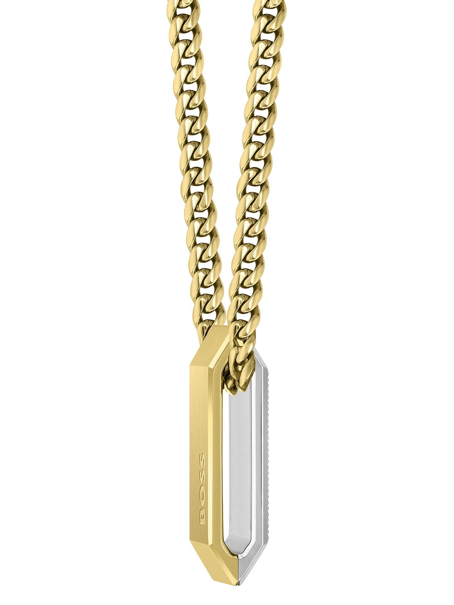 BOSS Hailey Ladies' Stainless Steel Chain Necklace | Ernest Jones