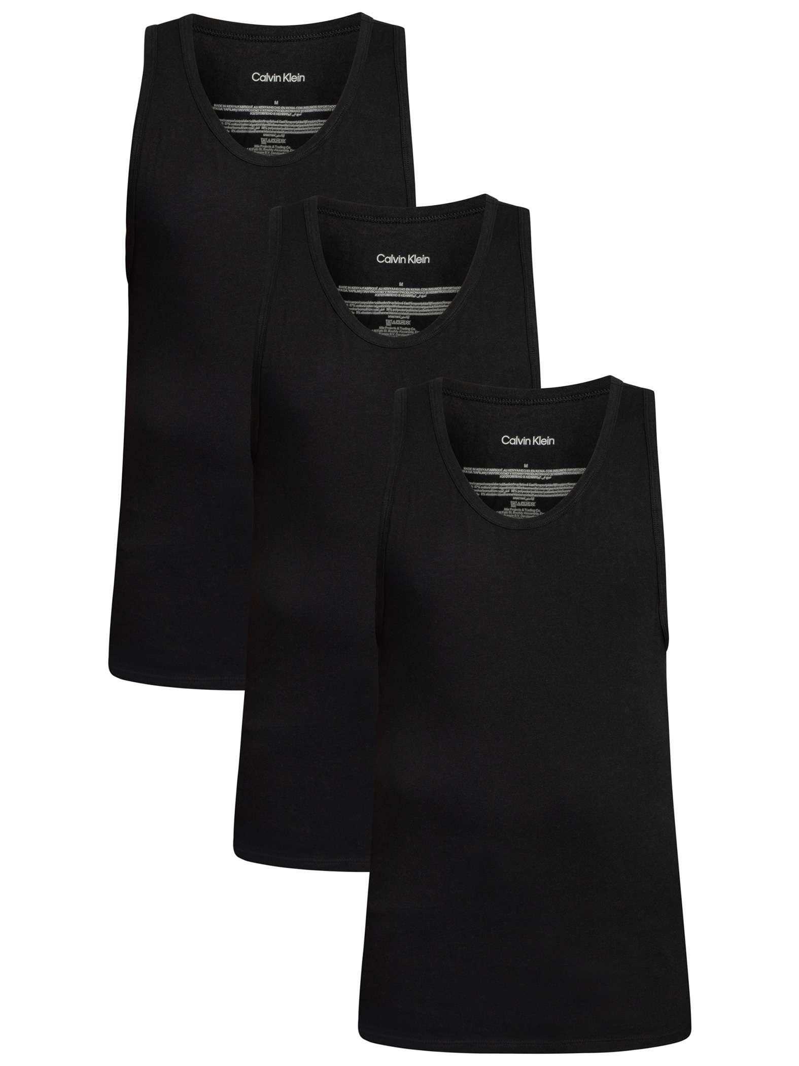 Calvin Klein Pack Lounge Tank Tops in Black for Men Lyst UK