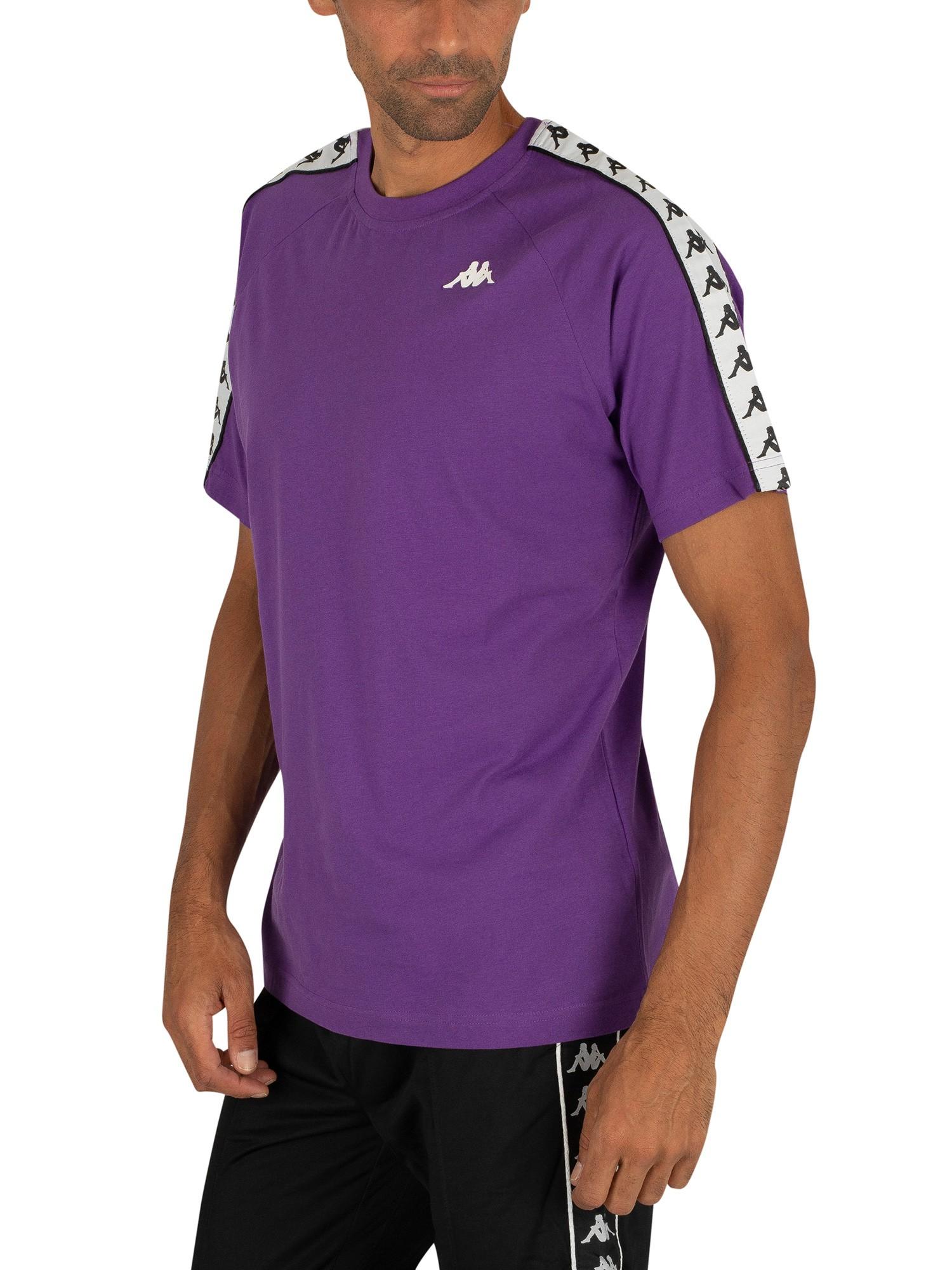 Perfect de ober Rijpen Kappa 222 Banda Coen T-shirt in Purple for Men | Lyst