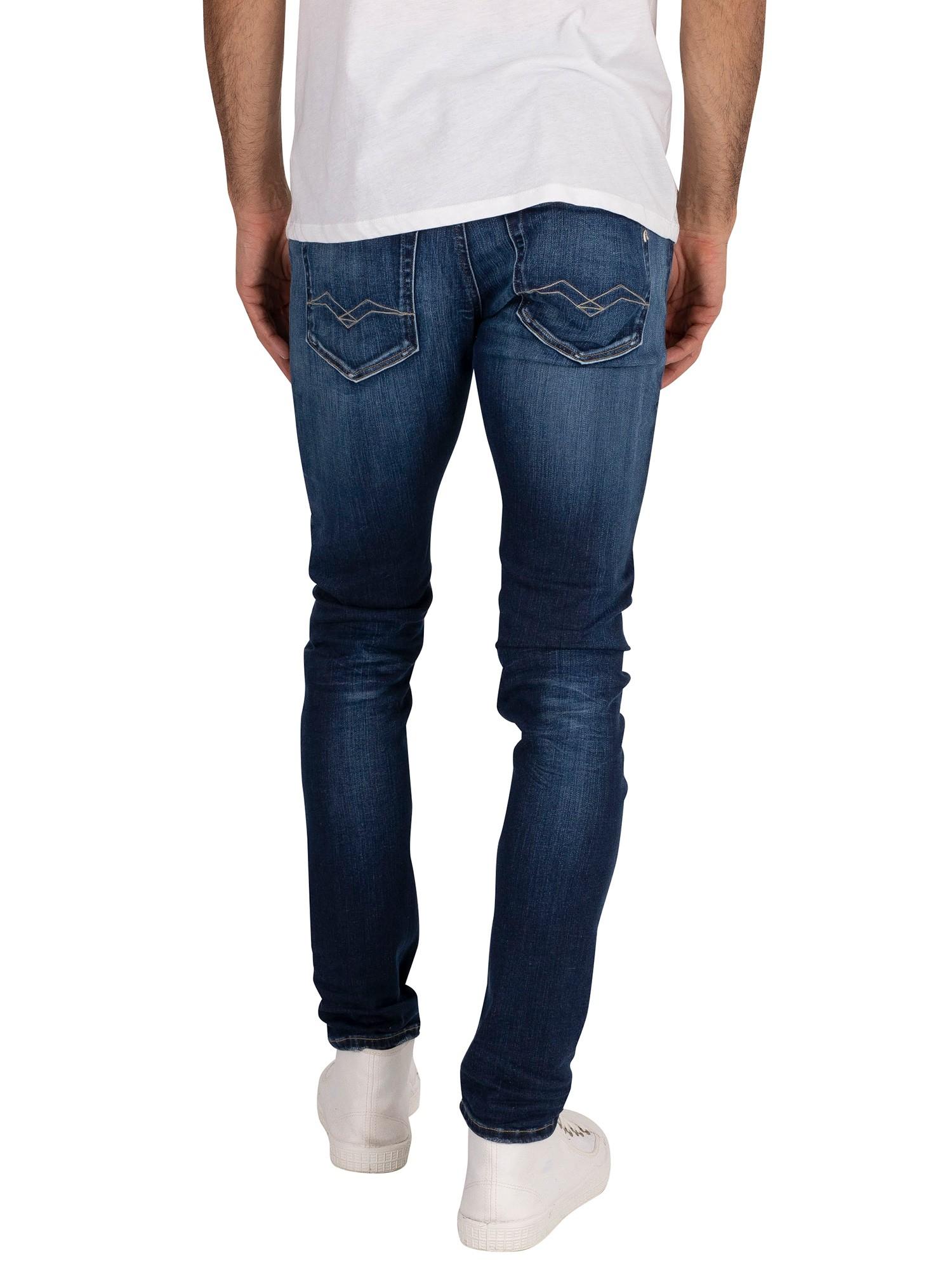 Replay Denim Jondrill Hyperflex Jeans in Blue for Men - Lyst
