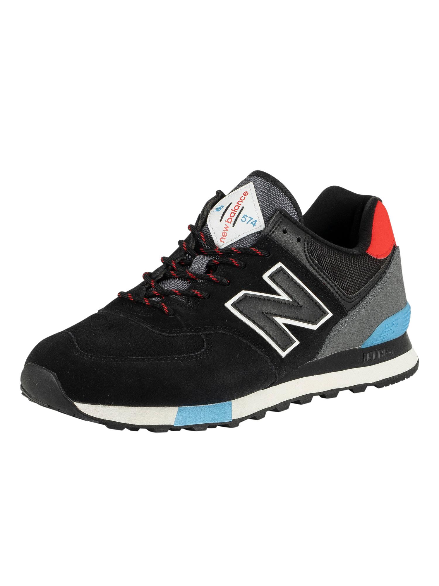 new balance 574 black velocity red
