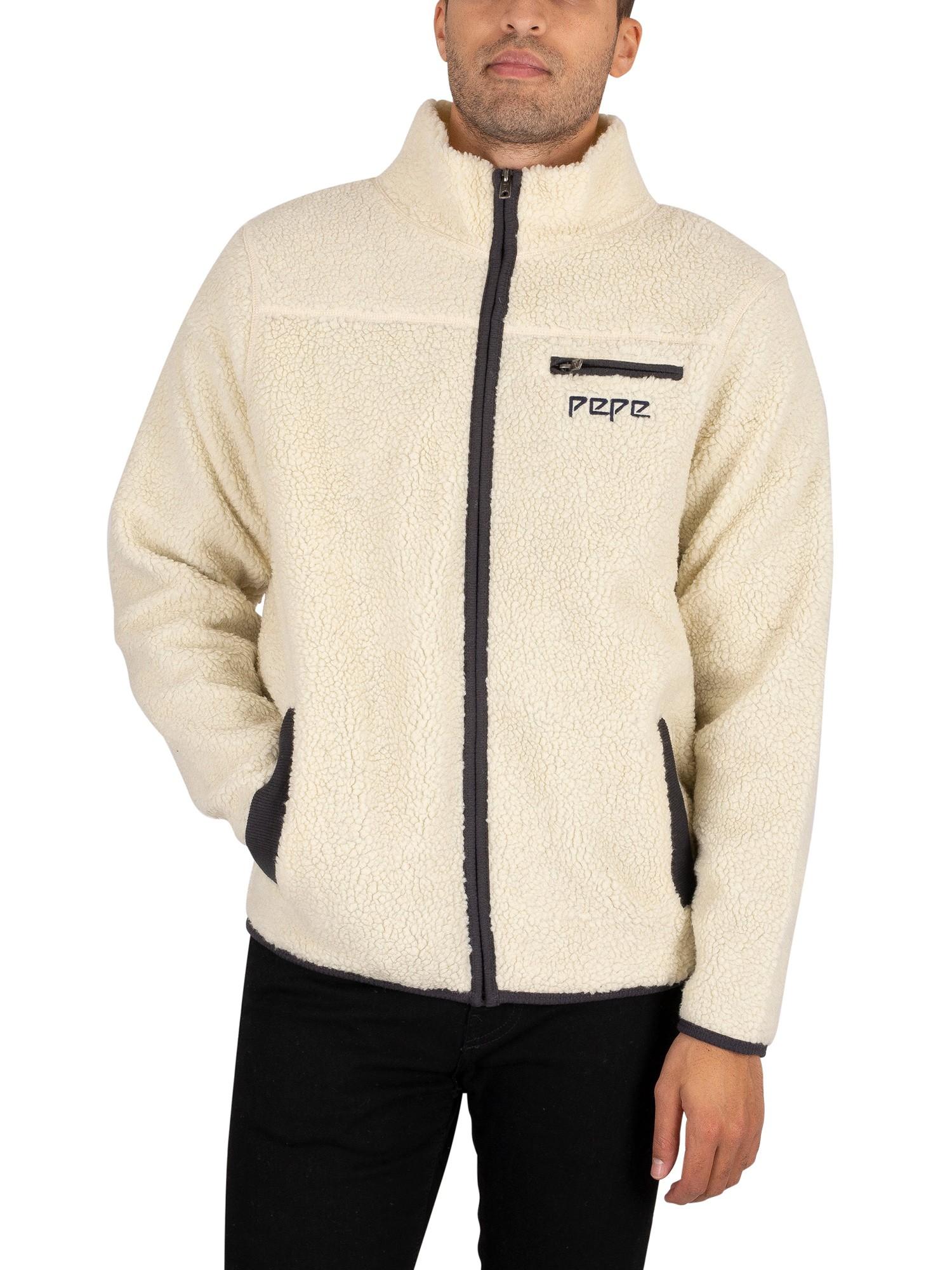 pepe jeans white jacket