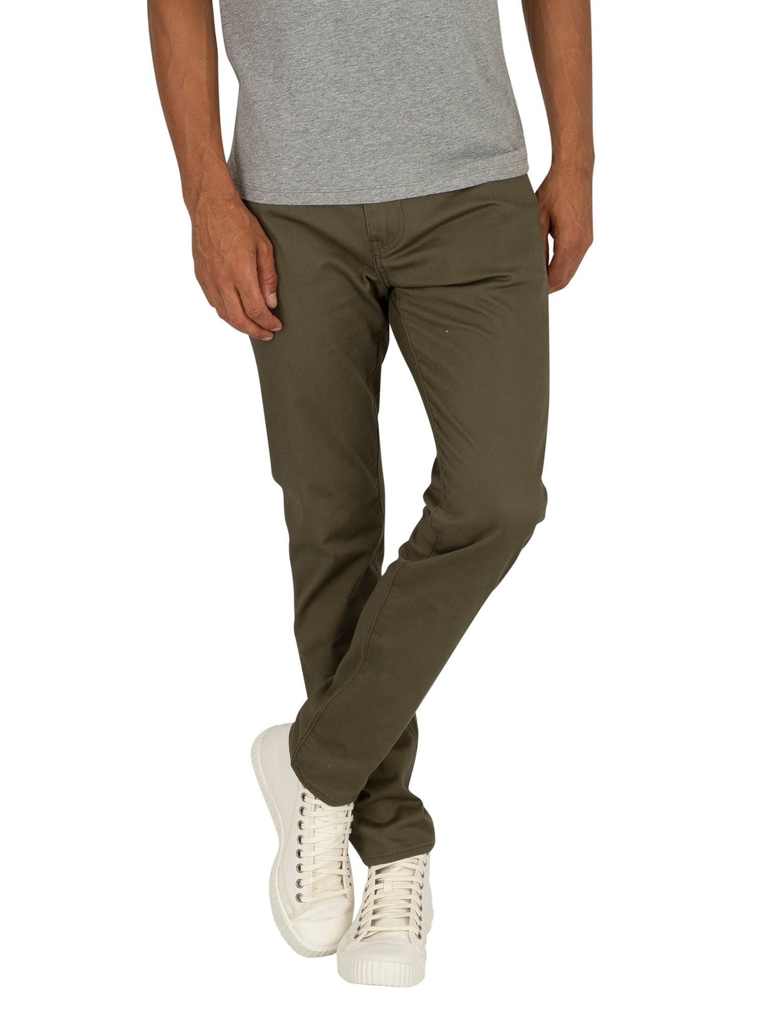 Levi's 512 Slim Taper Jeans in Green for Men | Lyst
