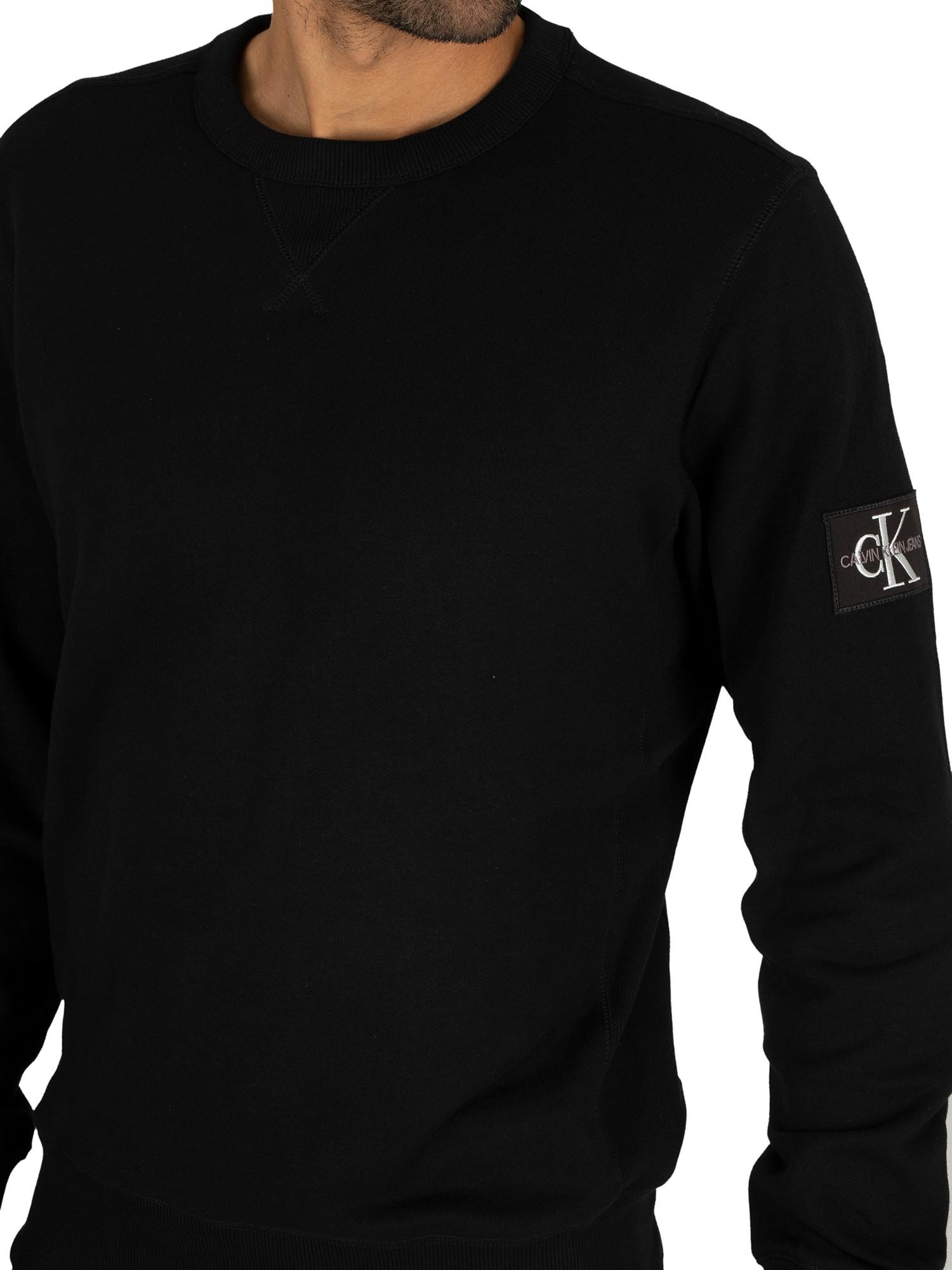 Calvin Klein Denim Monogram Sleeve 