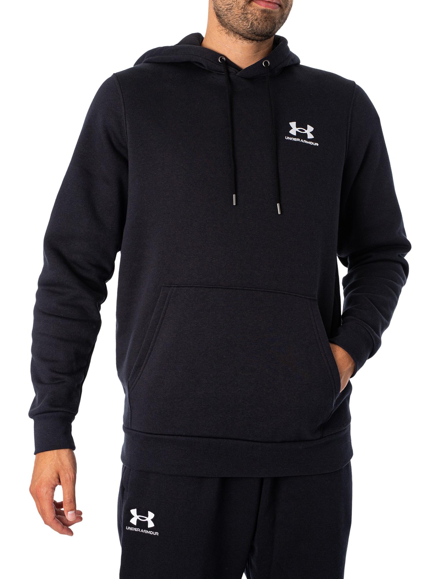 Under Armour Essential Fleece Pullover Hoodie in Blue for Men Lyst