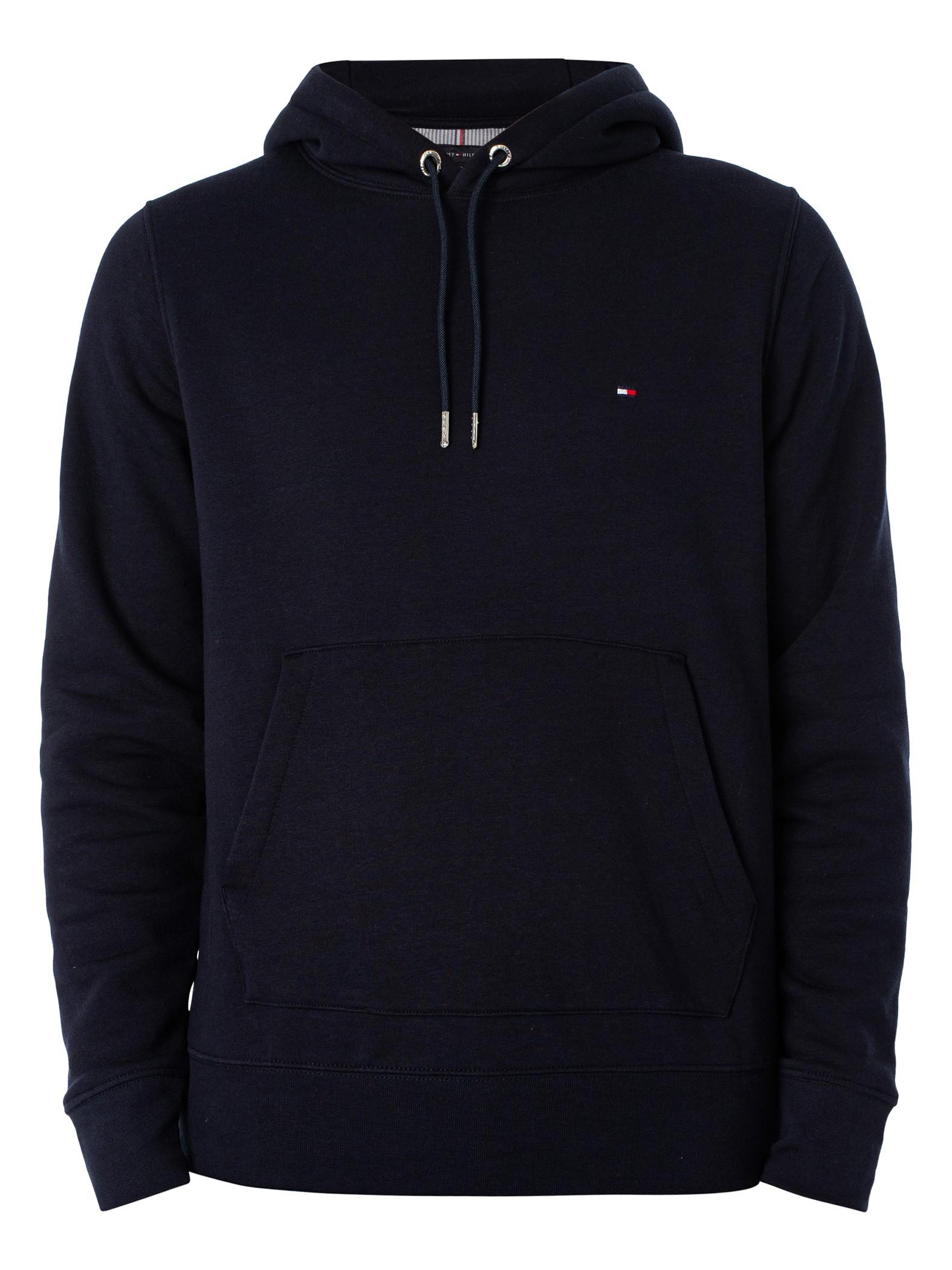 Tommy Hilfiger Classic Flag Pullover Hoodie in Blue for Men Lyst
