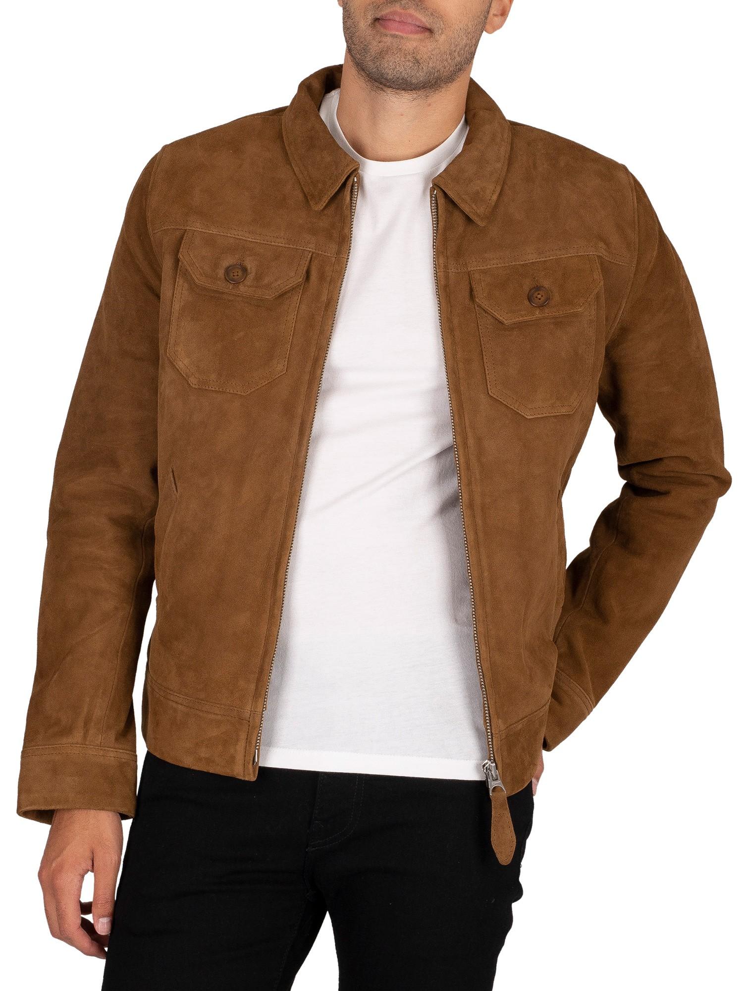 schott nyc suede jacket