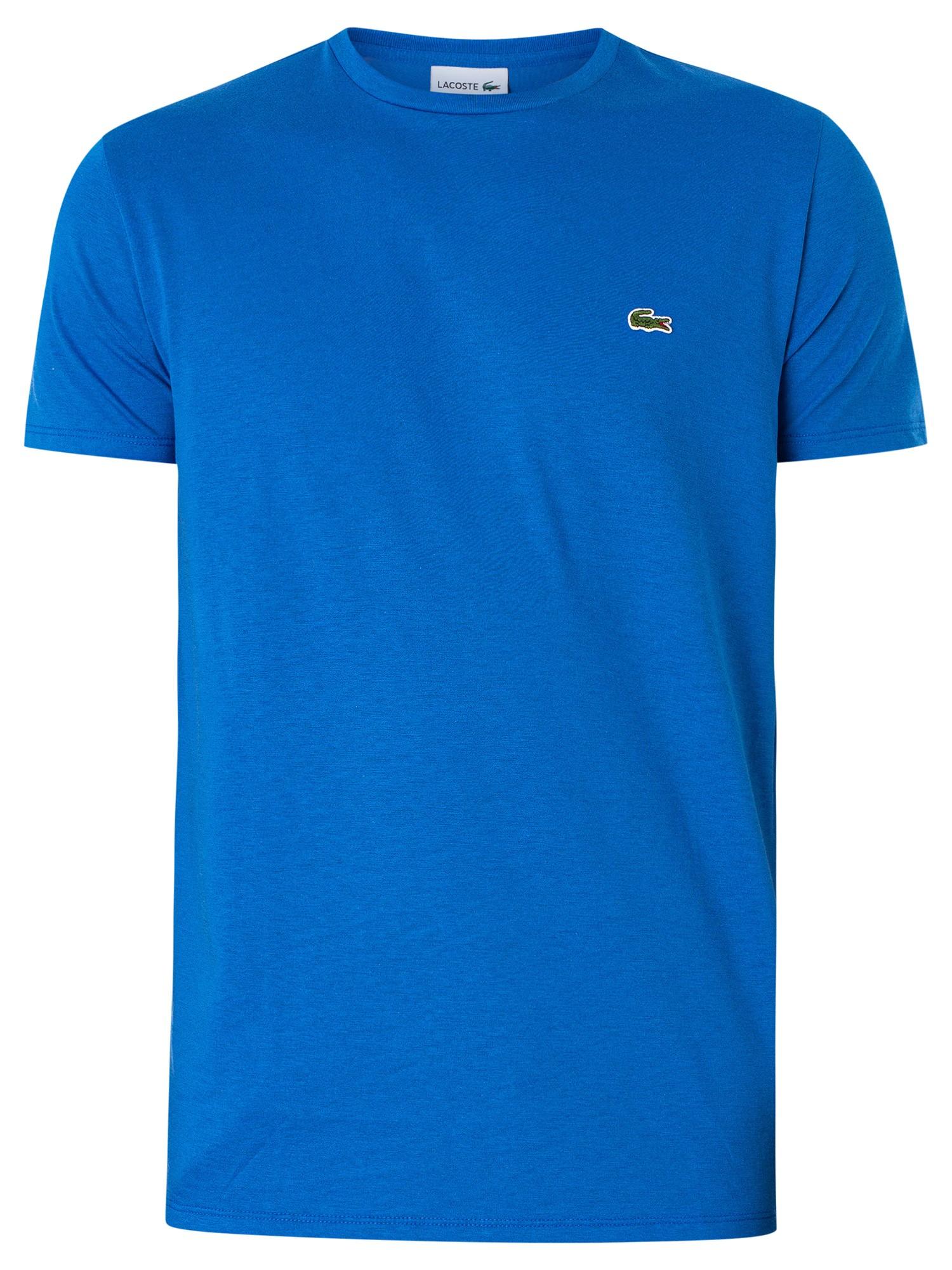 Lacoste Logo T-shirt in Blue for Men | Lyst