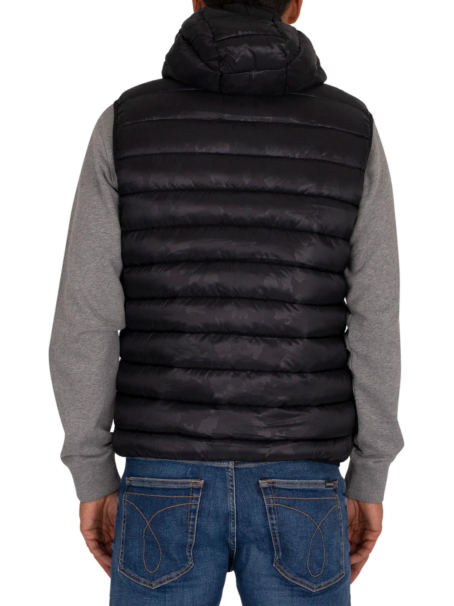 Men Padded Gilet MT100 Black