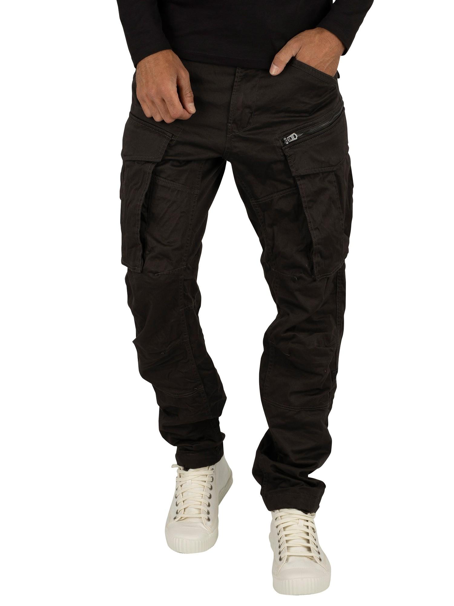 G-Star RAW Rovic Zip 3d Straight Tapered Cargos in Black for Men - Save 47%  | Lyst