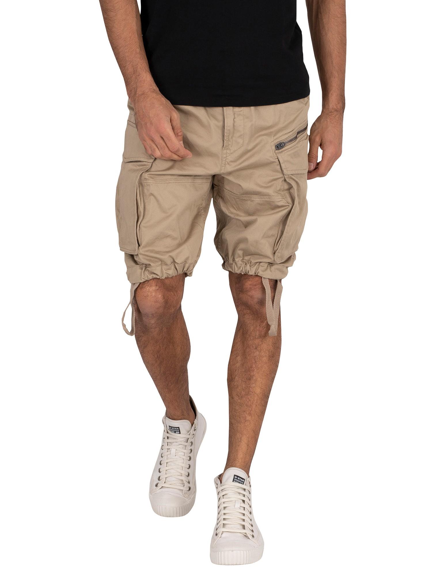 G-Star RAW Rovic Loose Cargo Shorts in Natural for Men | Lyst