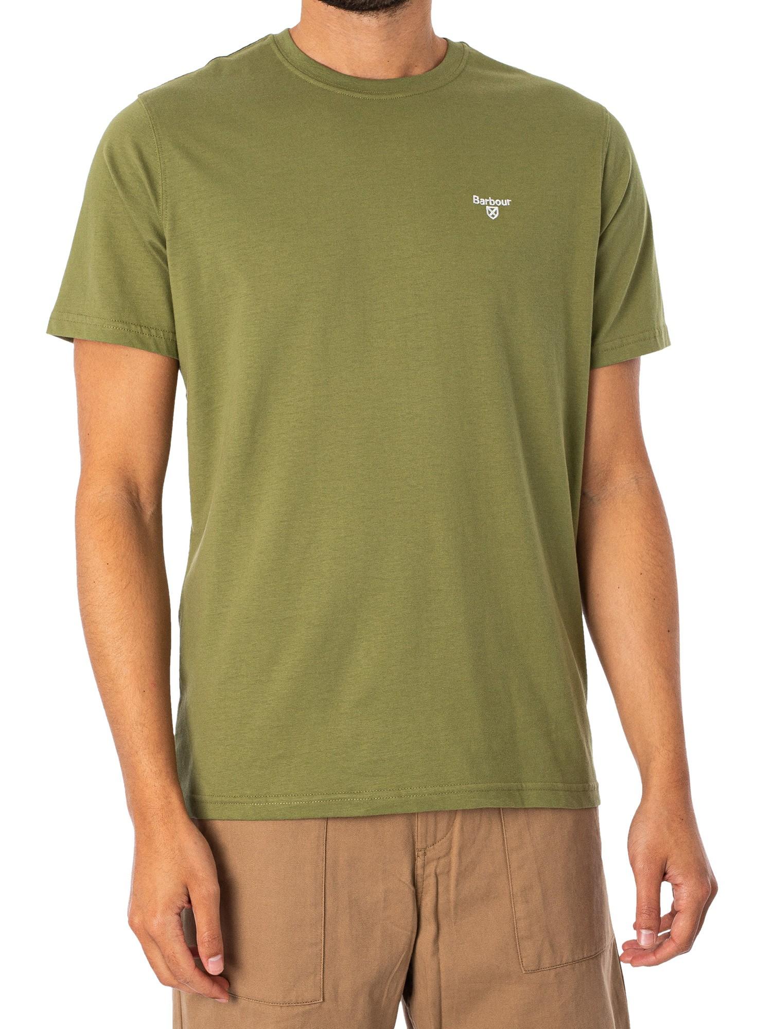 Barbour Tailored Sports T-shirt in Green for Men | Lyst