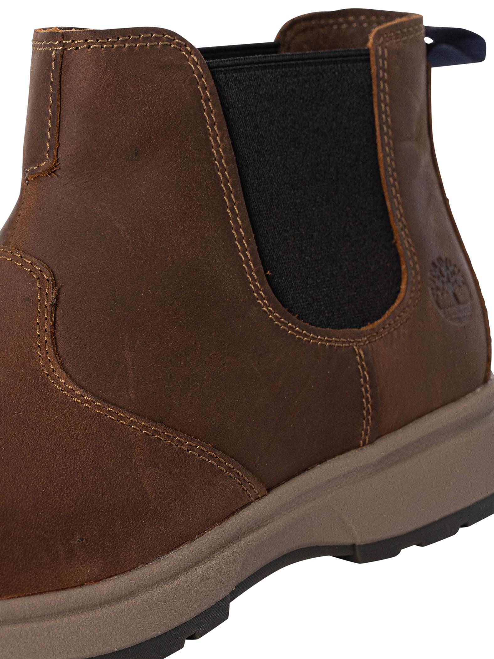 Timberland Atwells Ave Chelsea Boots in Brown for Men | Lyst