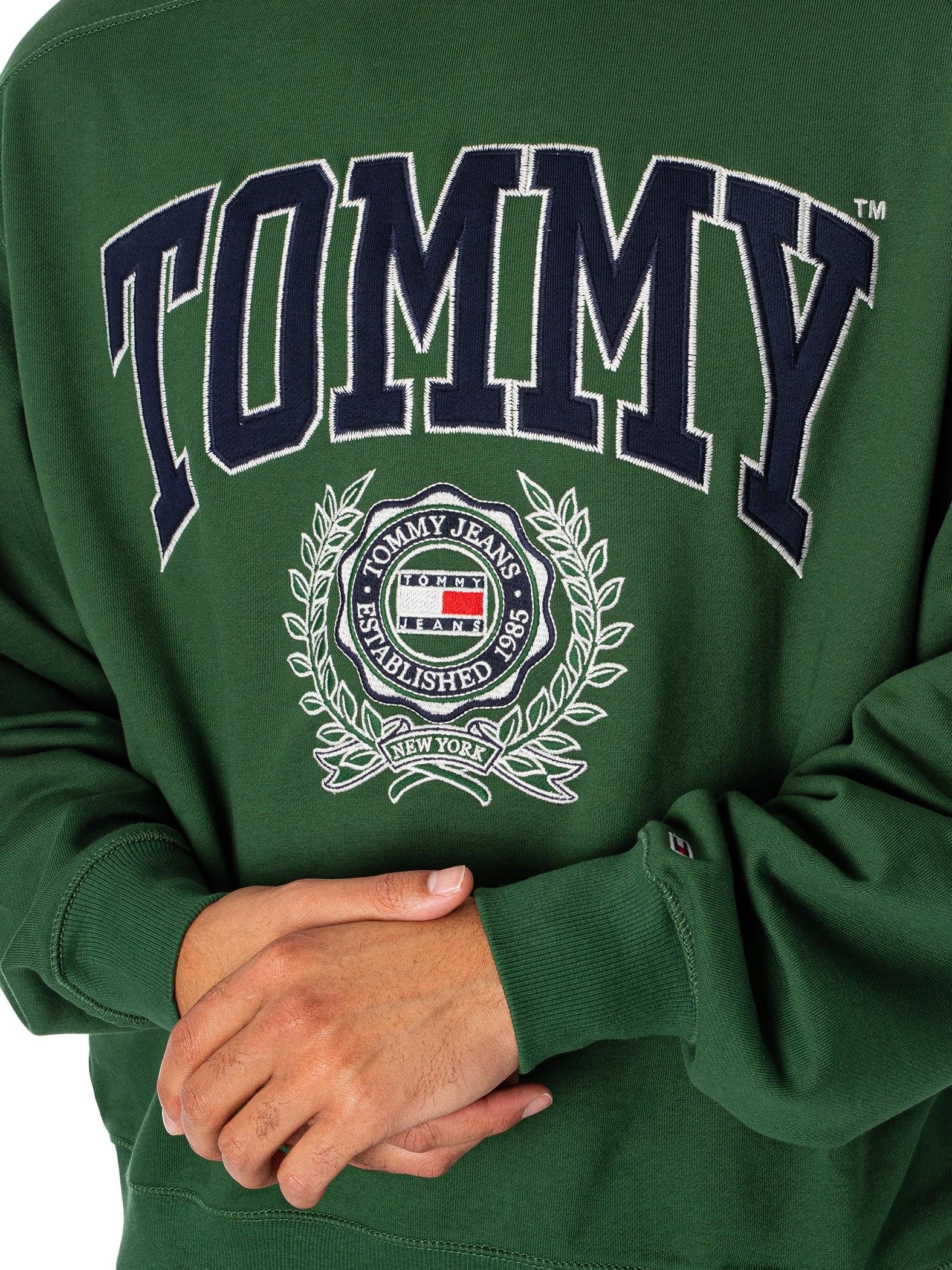Boxy College Graphic Sweatshirt