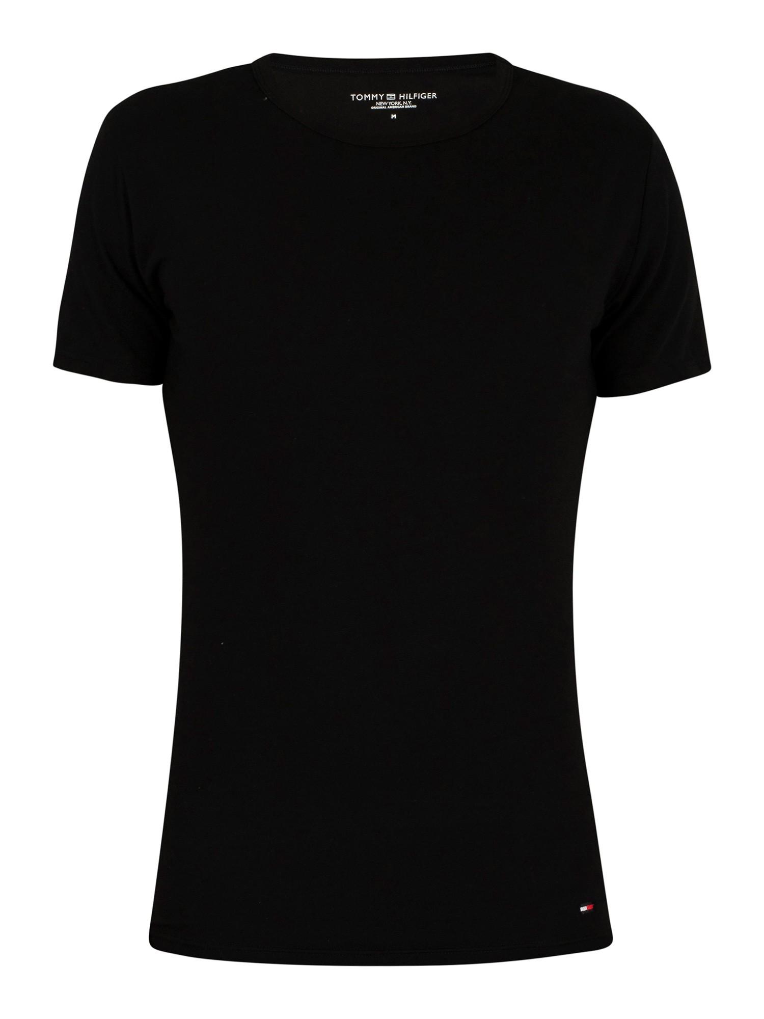 Tommy Hilfiger Cn Tee 3 Pack Premium Essentials T Shirt in Black for Men |  Lyst