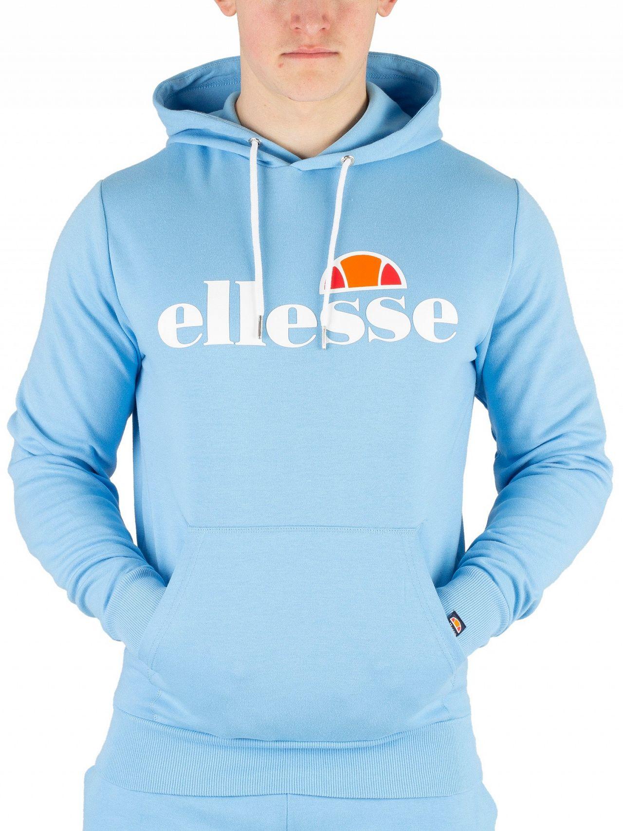 light blue ellesse hoodie