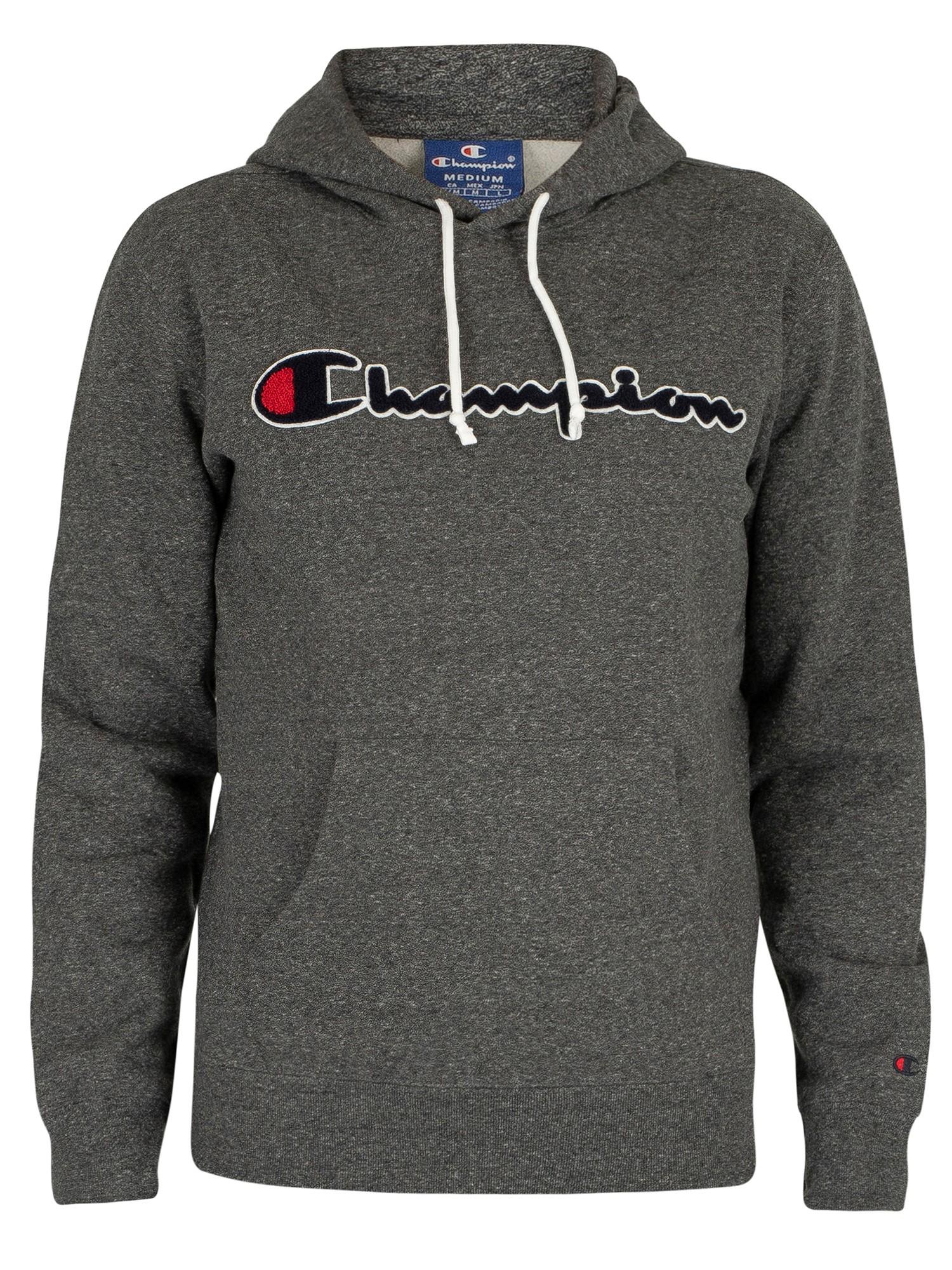 Champion Graphic Pullover Hoodie in Gray for Men | Lyst