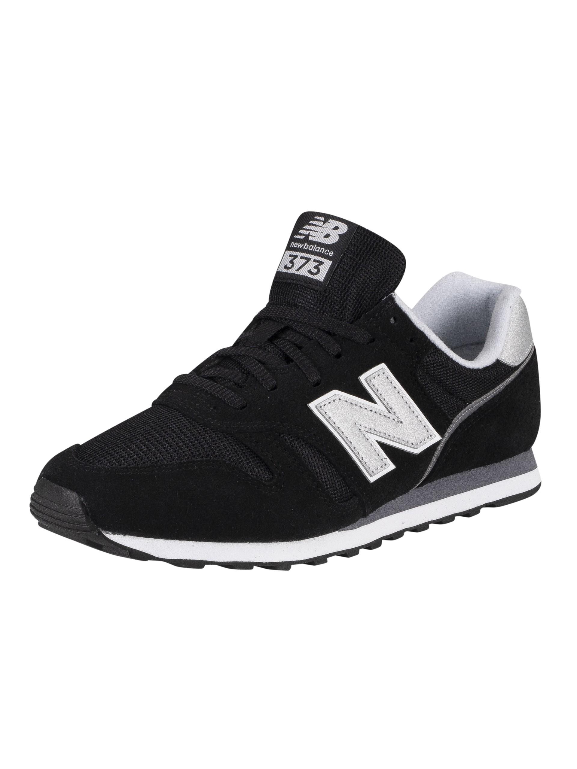 new balance 373 black and white