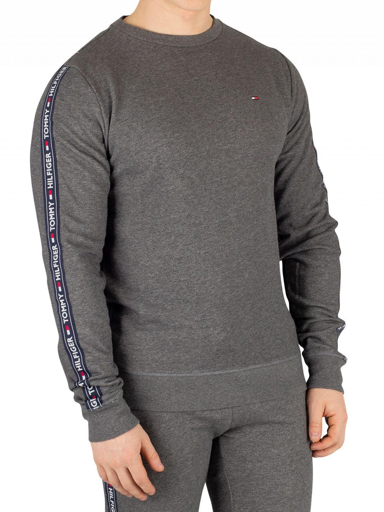 tommy hilfiger taped sweatshirt