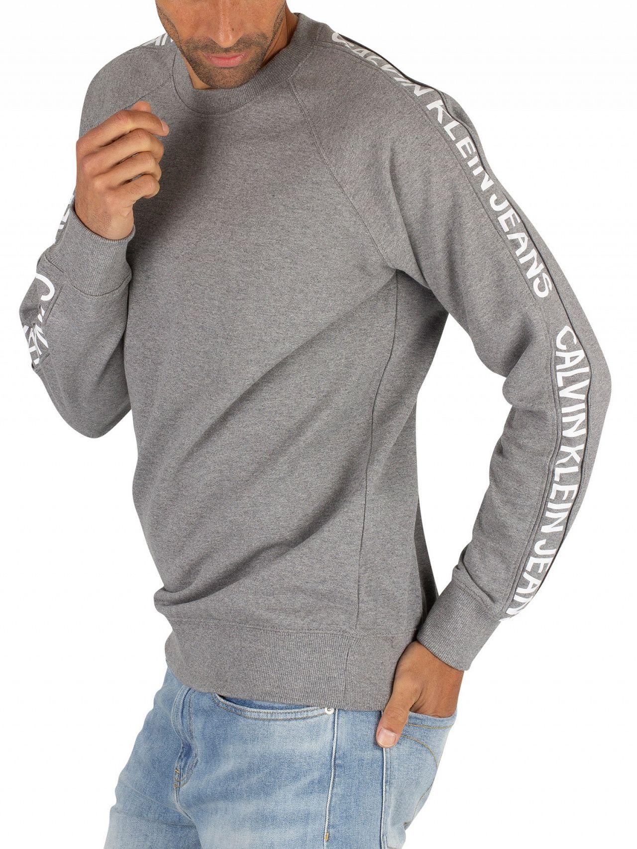 calvin klein side stripe sweatshirt