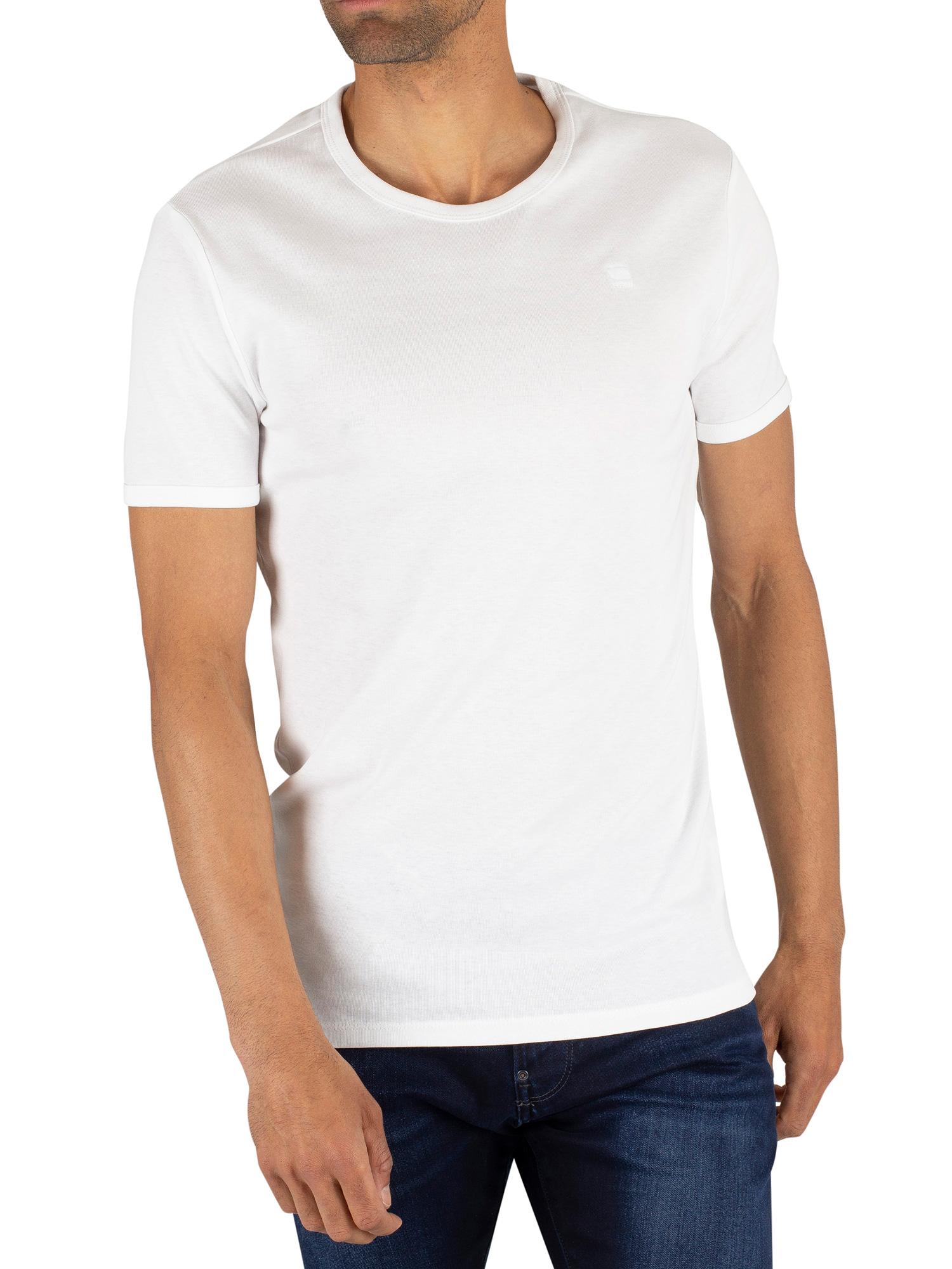 G-Star RAW 2 Pack Slim Crew in White for | Lyst