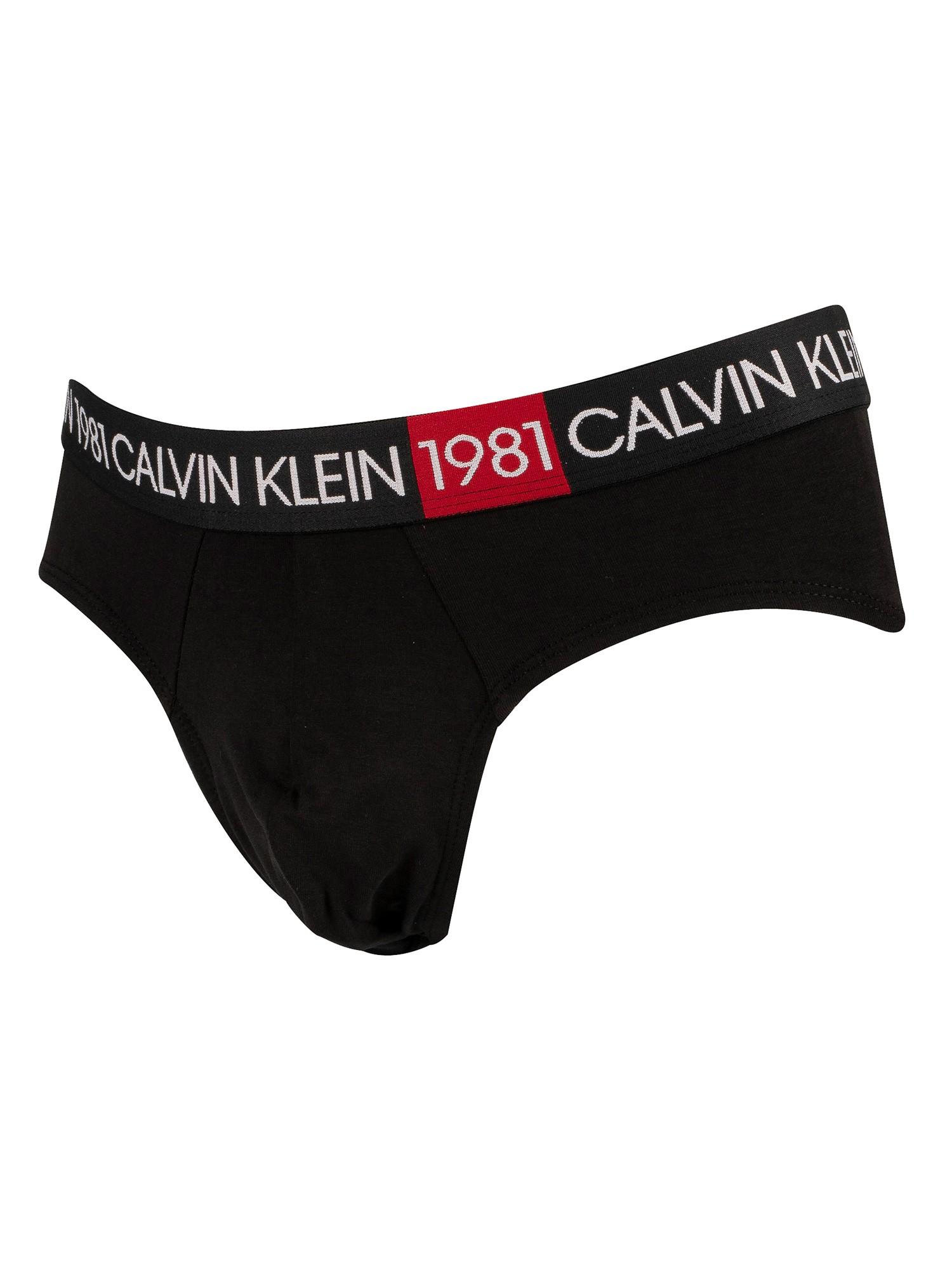 Calvin Klein Cotton 1981 Bold Briefs in Black for Men - Lyst