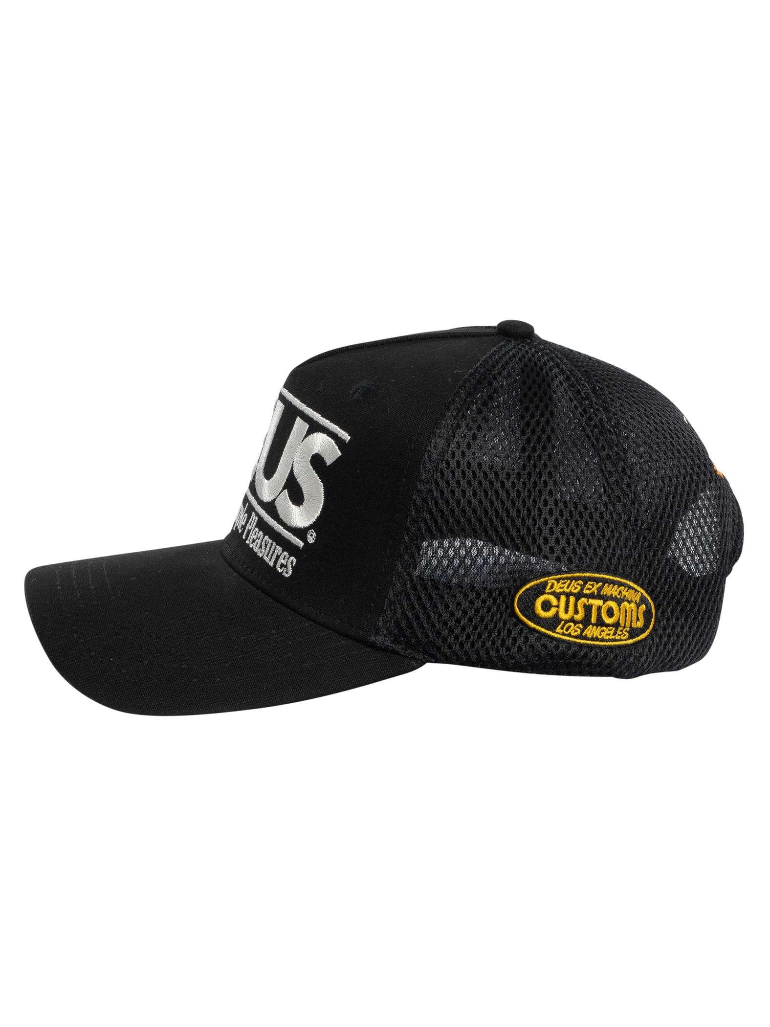 Deus Ex Machina☆PODIUM TRUCKER トラッカーハット キャップ Hats | Deus Ex Machina | Podium Trucker Black – Deus Ex