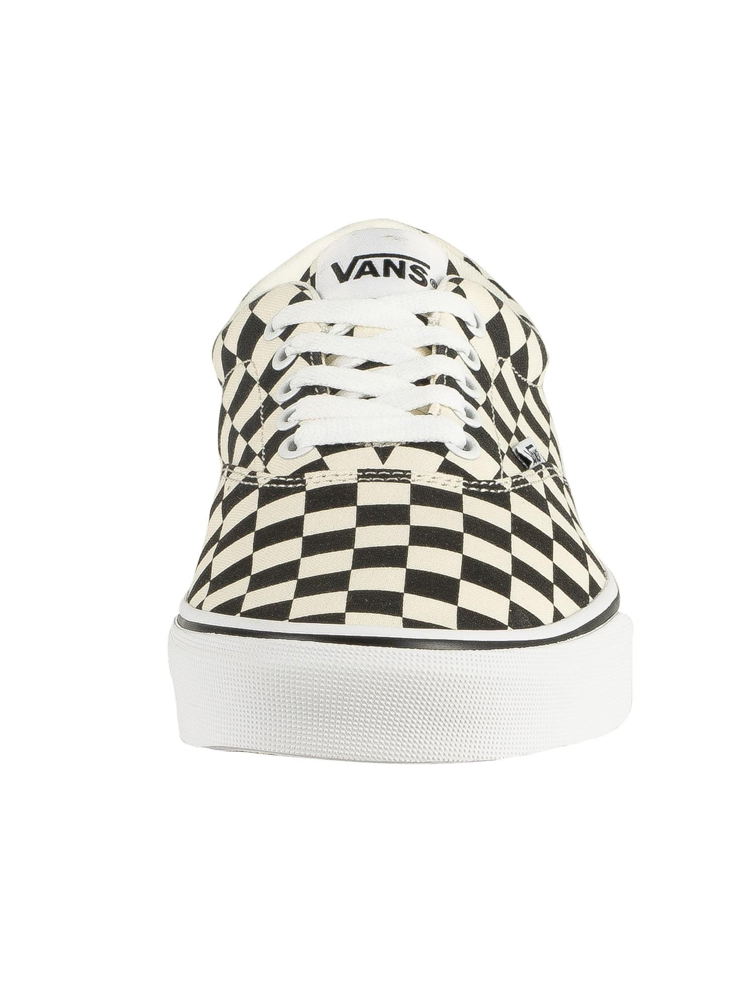 Vans Canvas Doheny Checkerboard Trainers in Black/White (Black) for Men -  Lyst