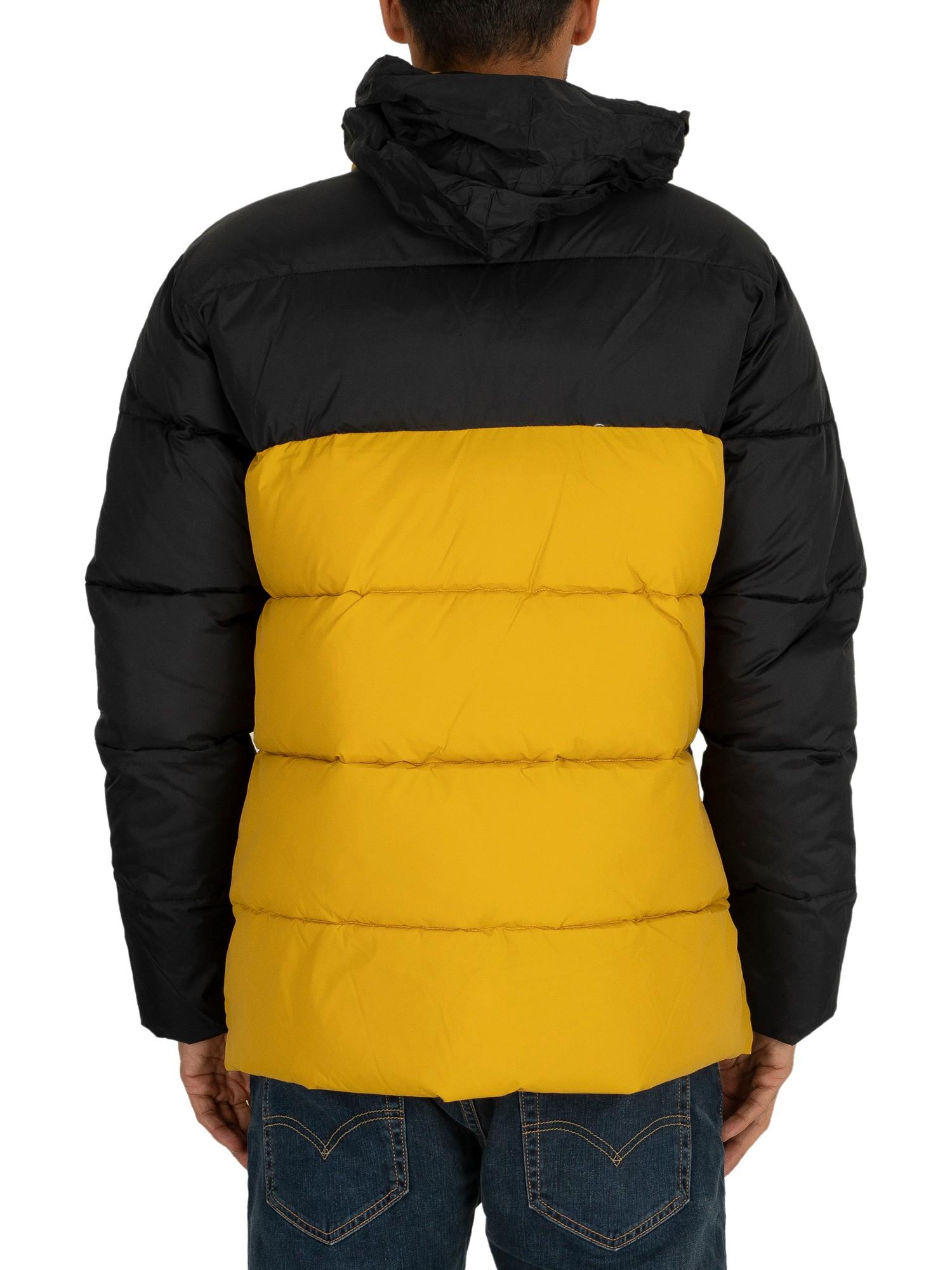 Champion Men's Puffer Jacket, Yellow Men's Jacket In Yellow for 