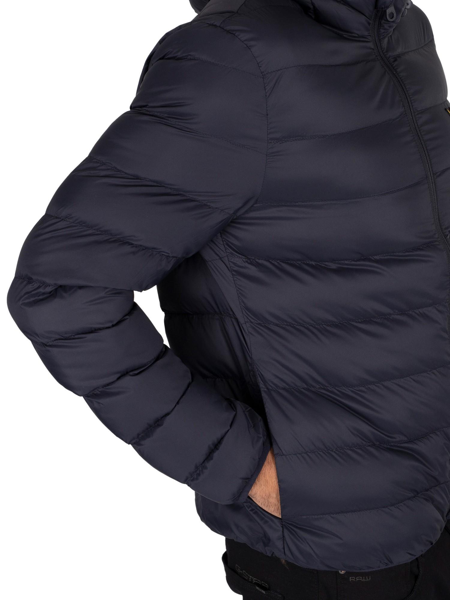 navy lightweight puffer jacket